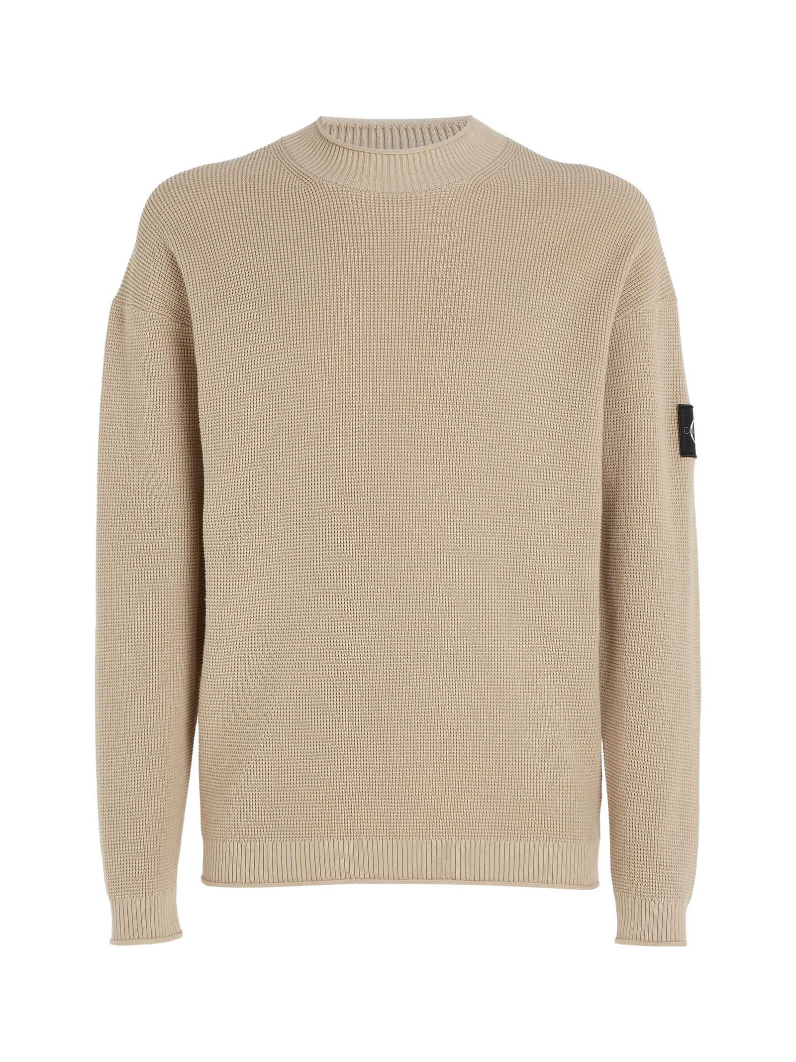  |  BADGE RELAXED SWEATER | L | plaza taupe