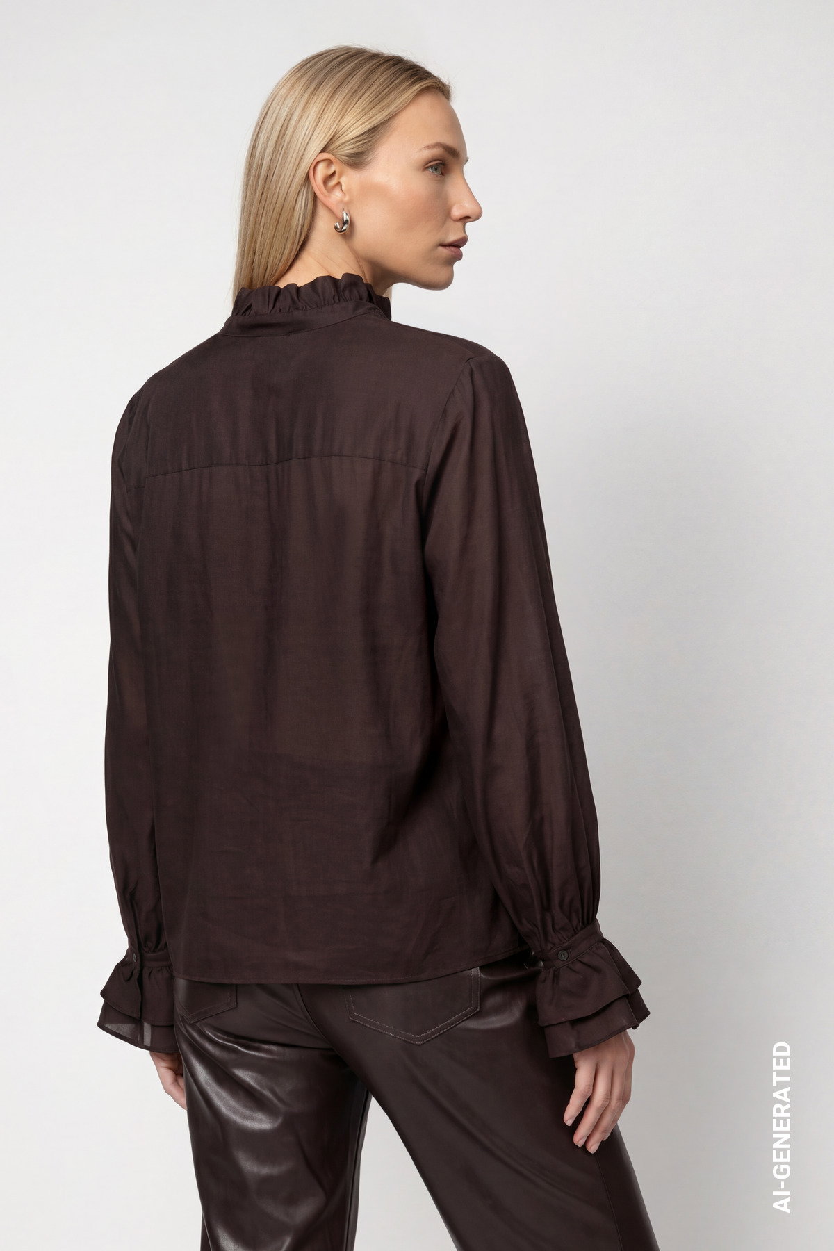 Bluse, black coffee #4