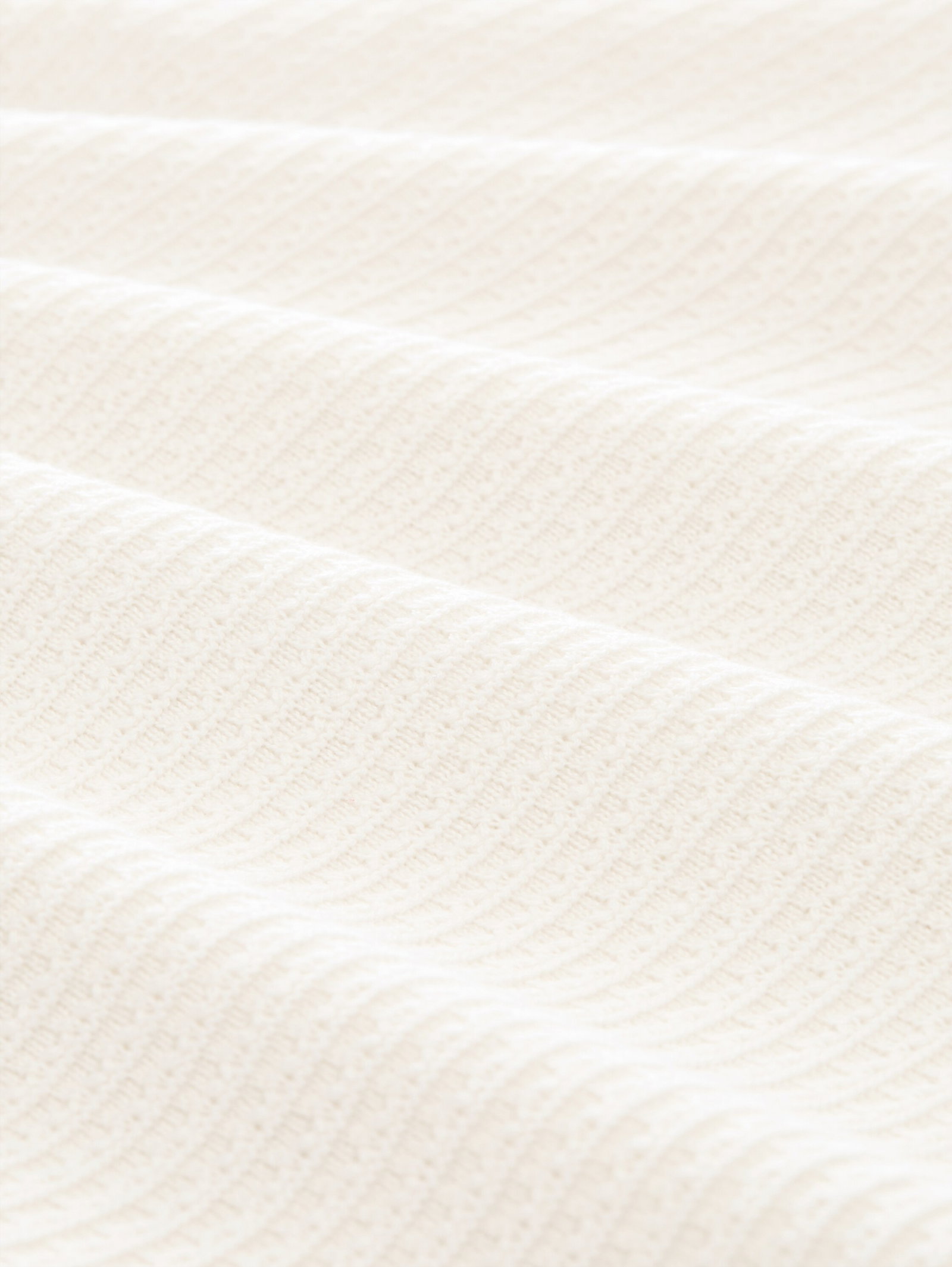 knit pullover with wavy edges, off white #8