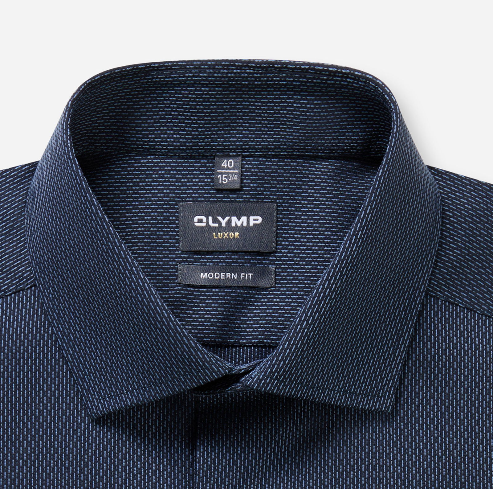 Olymp |  Olymp Hemd Modern Fit  | 42 | marine