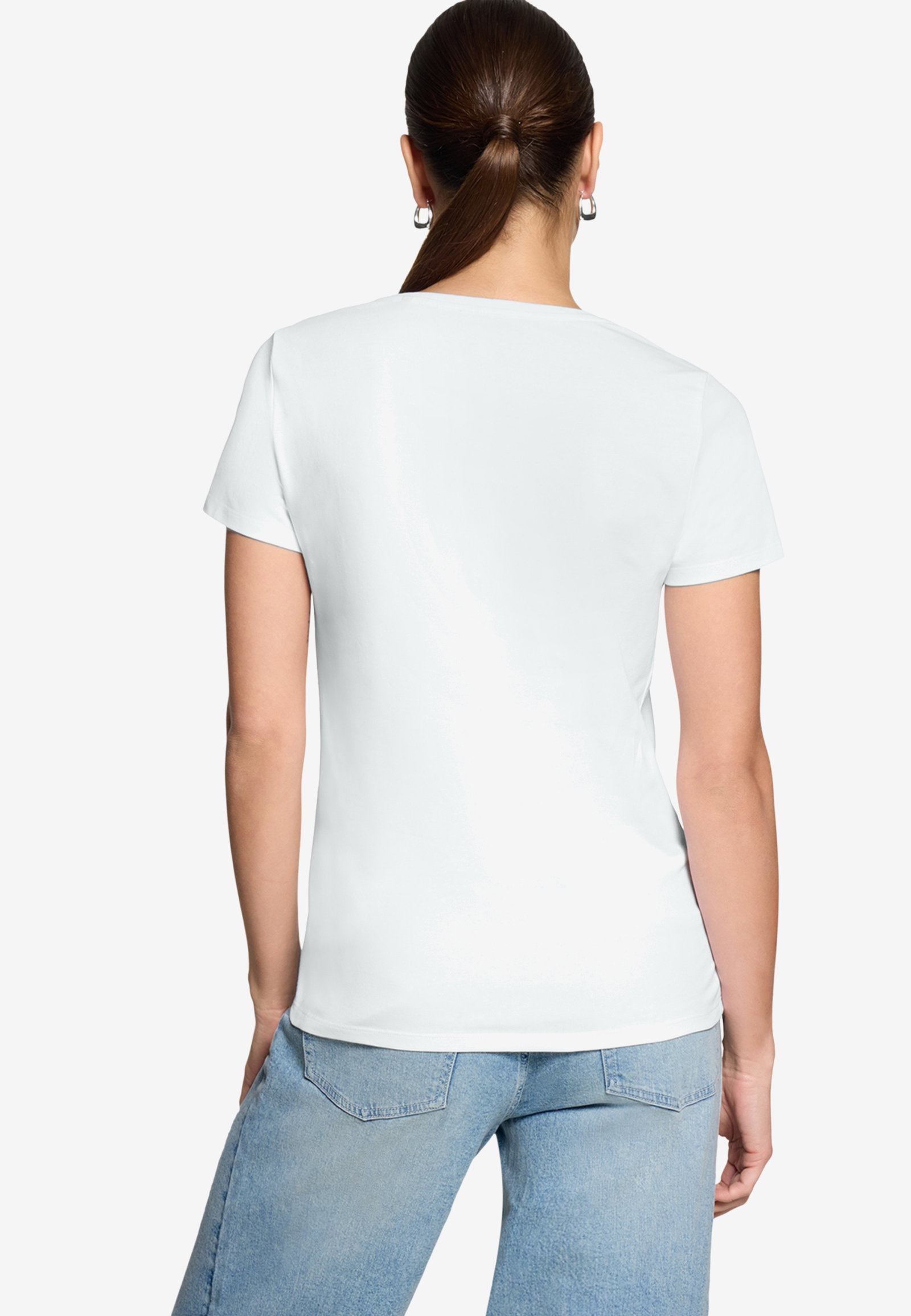Shirt Kurz 1/2 Arm, Patch White/Blue #7