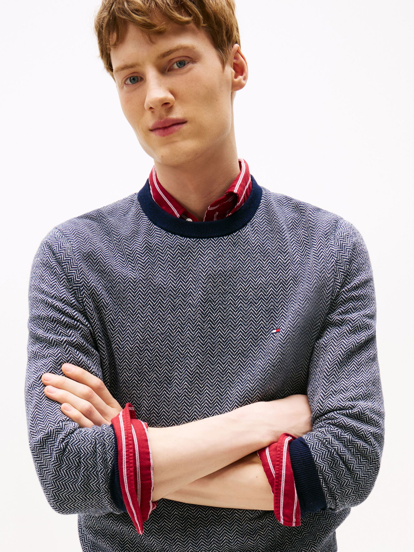 Tommy Hilfiger | Tommy Hilfiger Pullover | M | blue spell / stripe