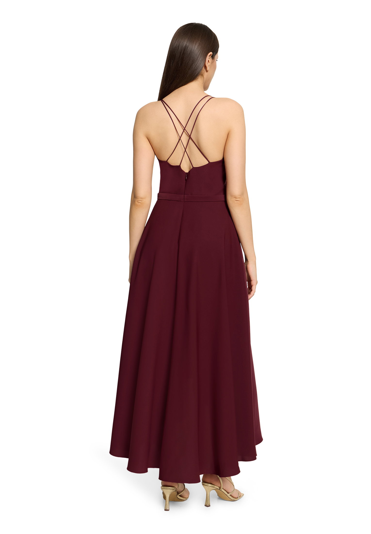 Kleid Lang ohne Arm, Deep Dahlia #4