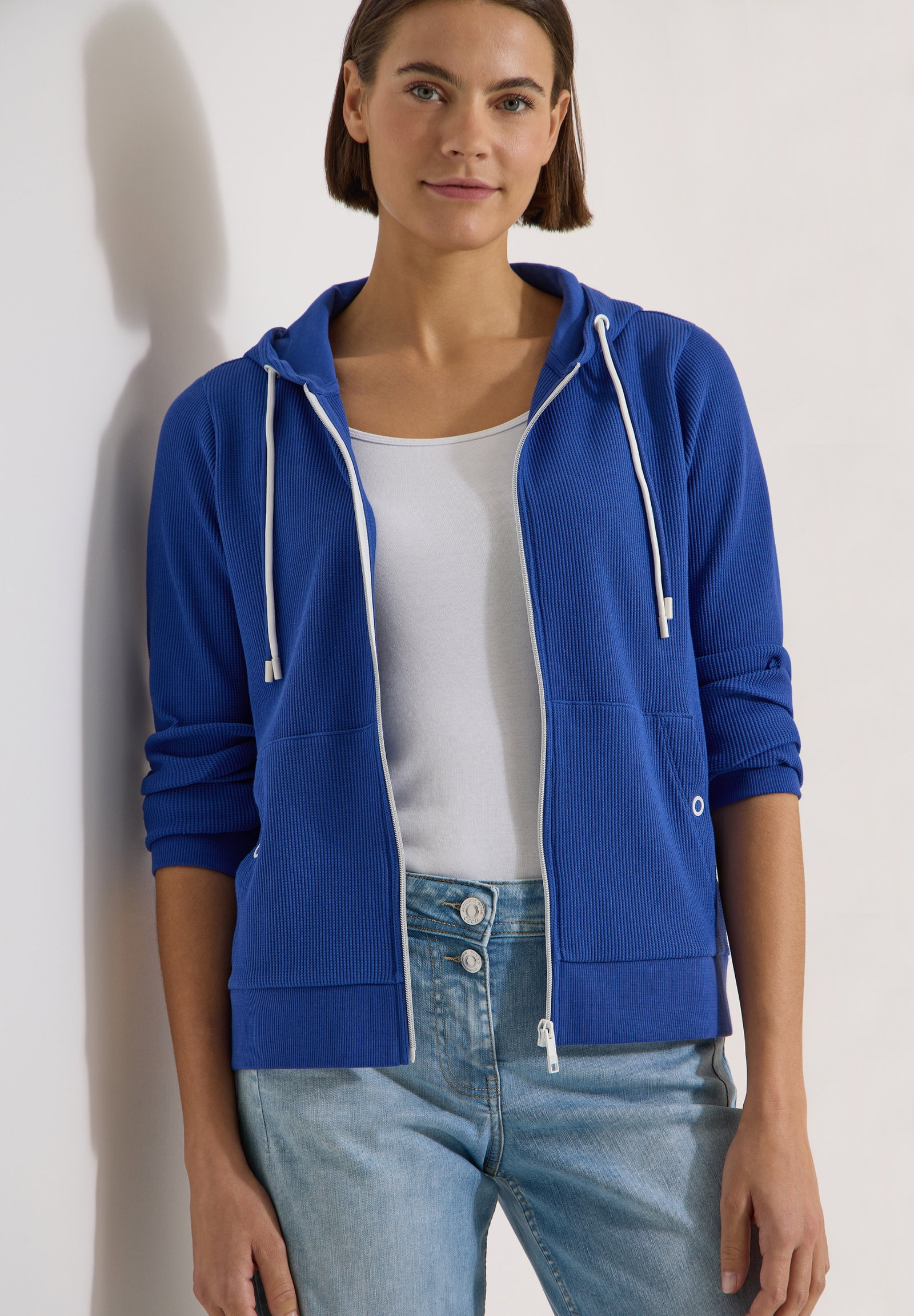 NOS Structured T-Shirt Jacket, deep river blue #6