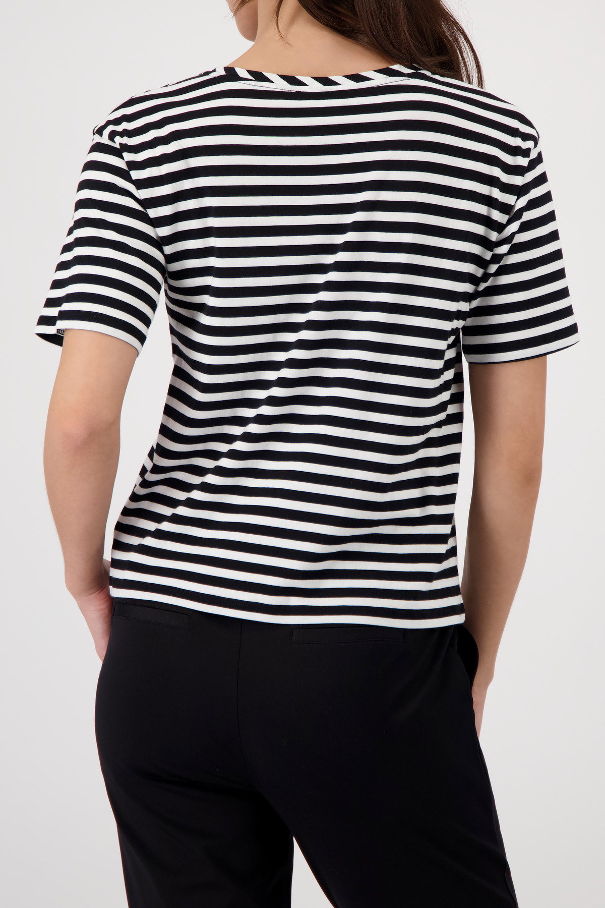 T-Shirt, schwarz gemustert #4