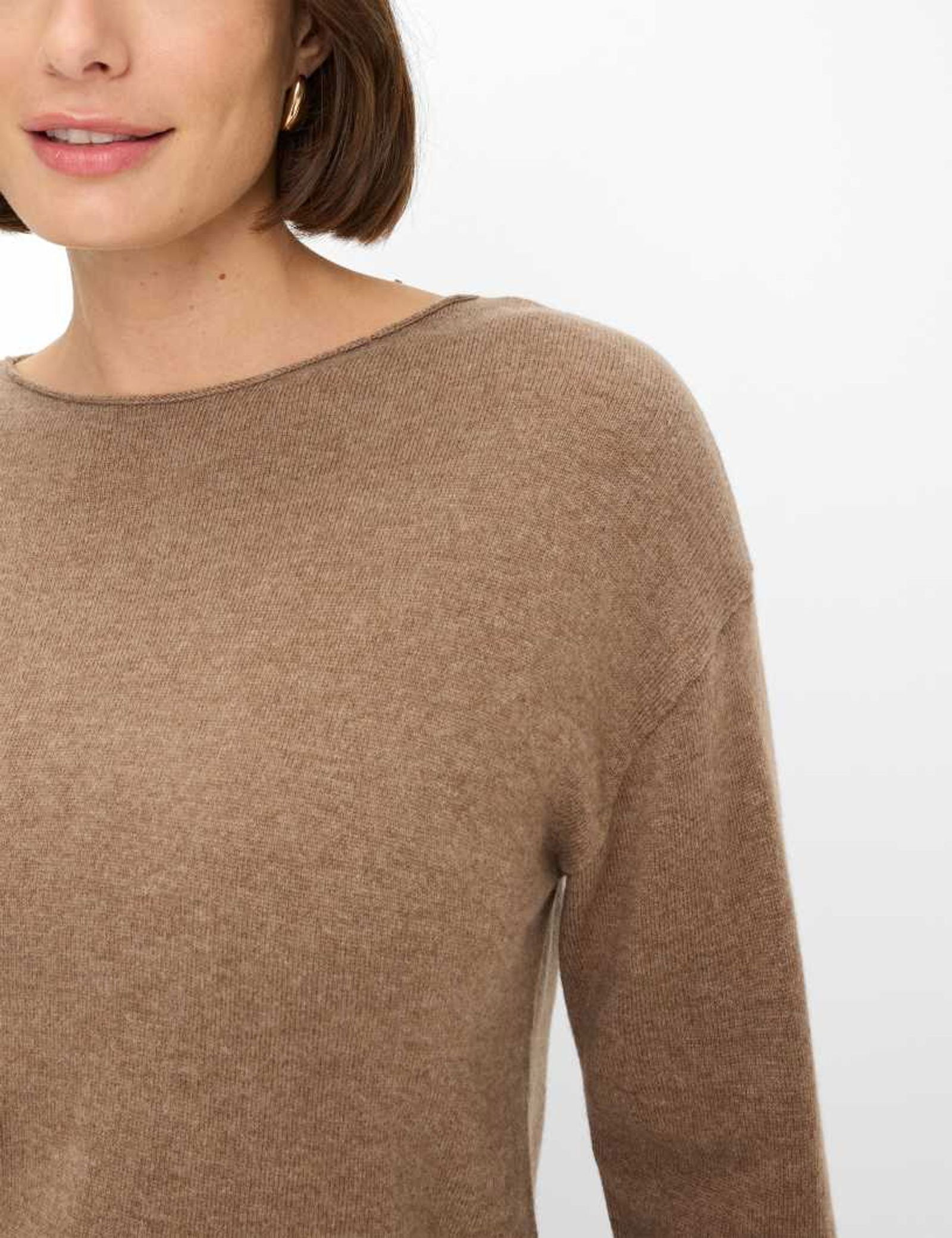 Brax | Brax Kaschmir-Pullover | 40 | nougat