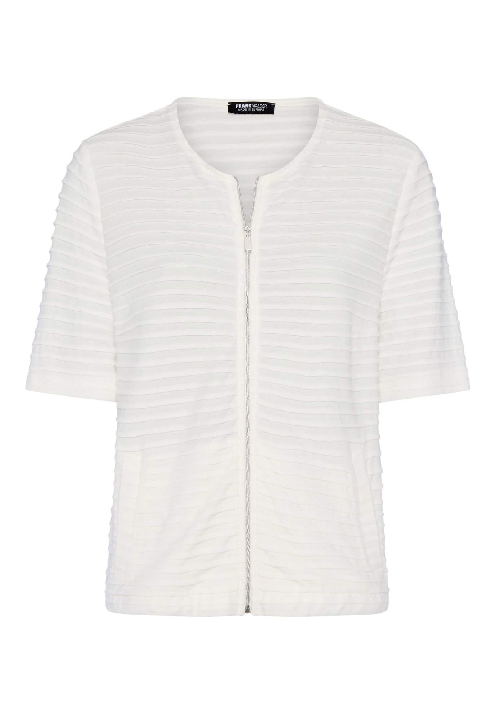 Frank Walder |  Frank Walder Sweatjacke  | 46 | ecru