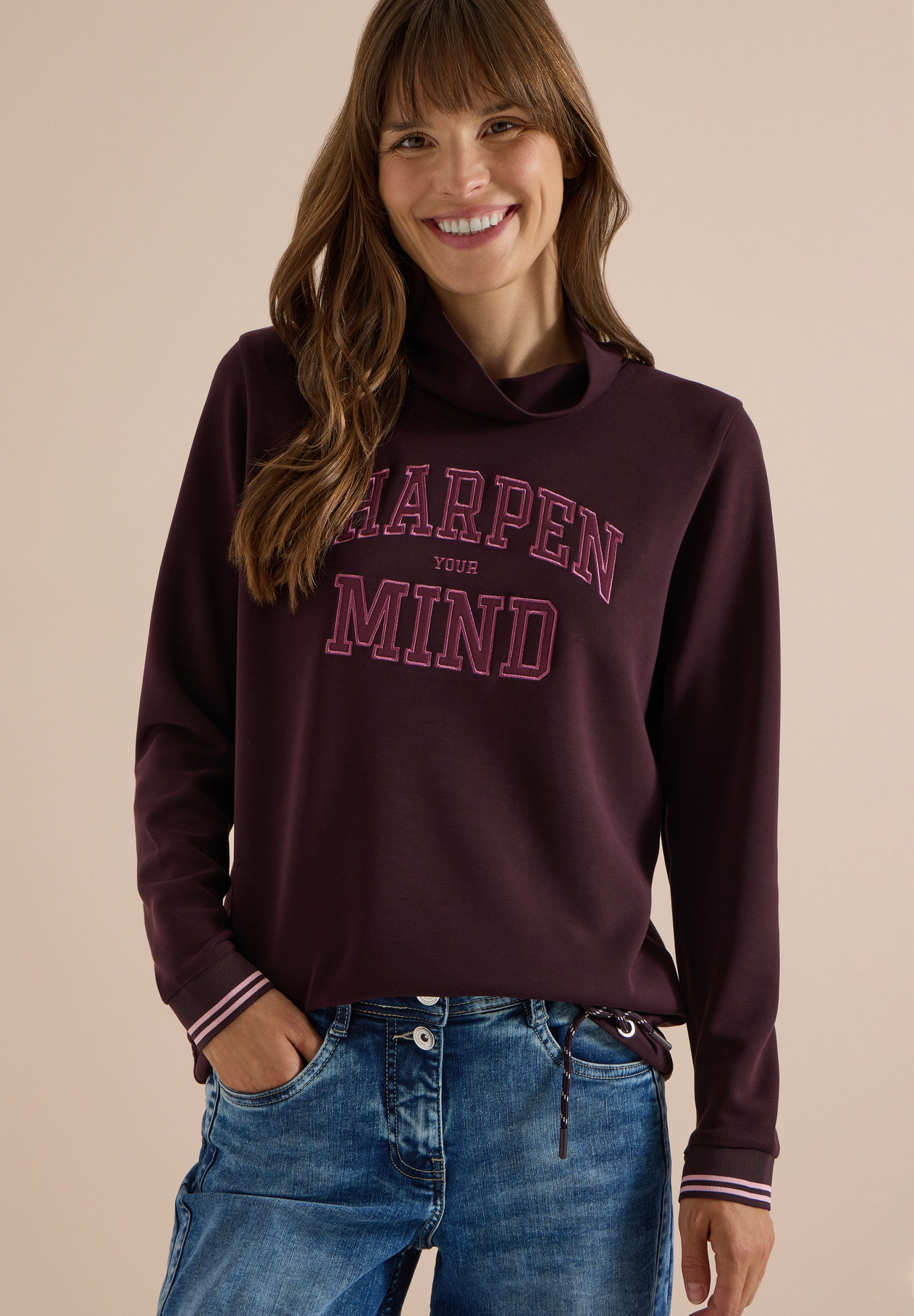 Sharpen Your Mind FP Shirt, berry red #3
