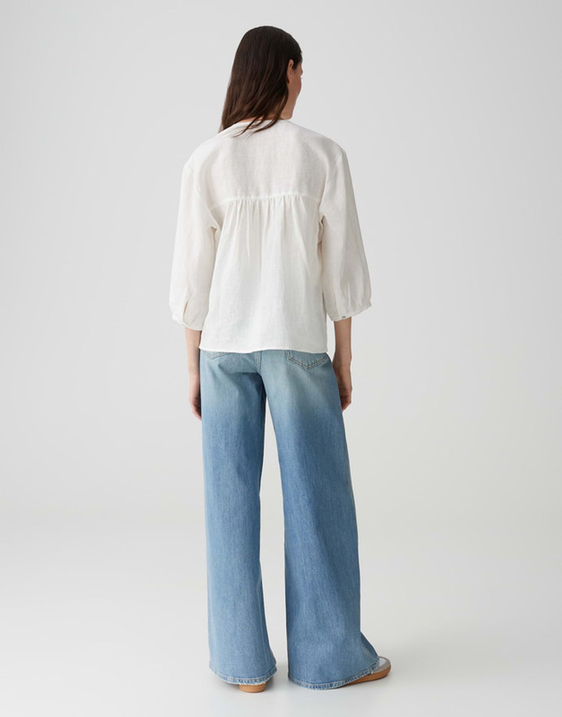 Opus |  Opus Druckbluse  | 38 | milk