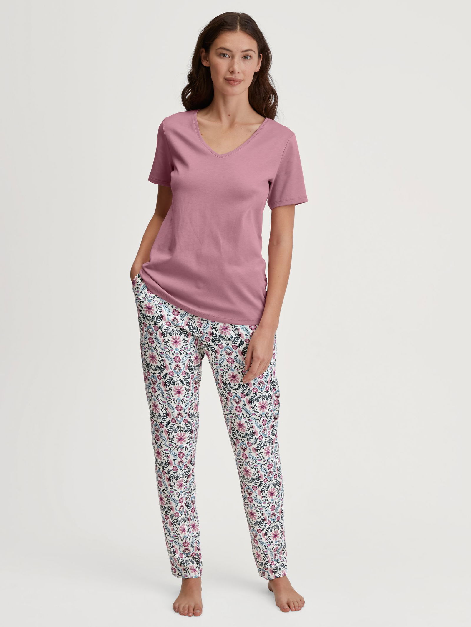 Calida | Calida Hose mit Seitentaschen | L | lanquid lavender