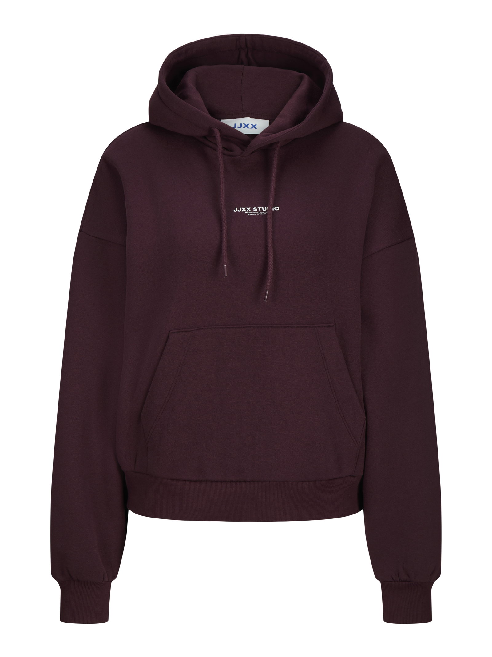 JXSTUDIO VESTERBRO LS RLX HOOD SWT, Winetasting/BRIGHT WHITE JJXX STUDI #1