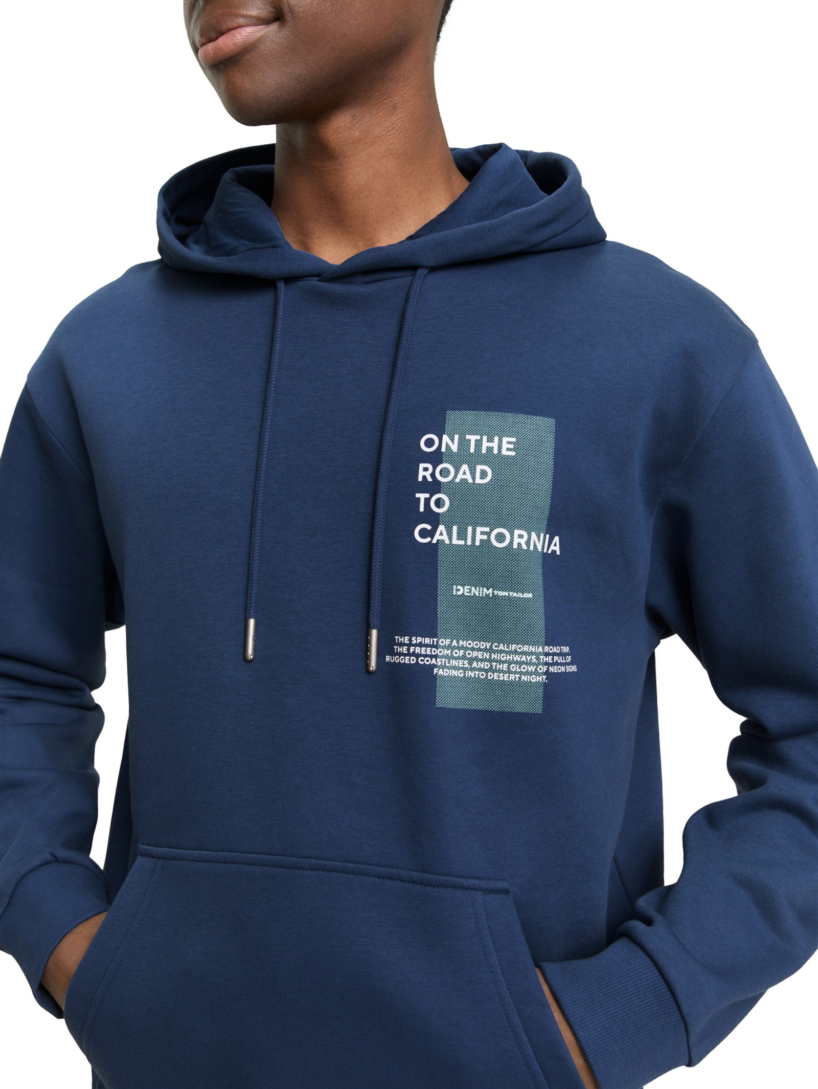 printed hoodie, Ocean Night Blue #5