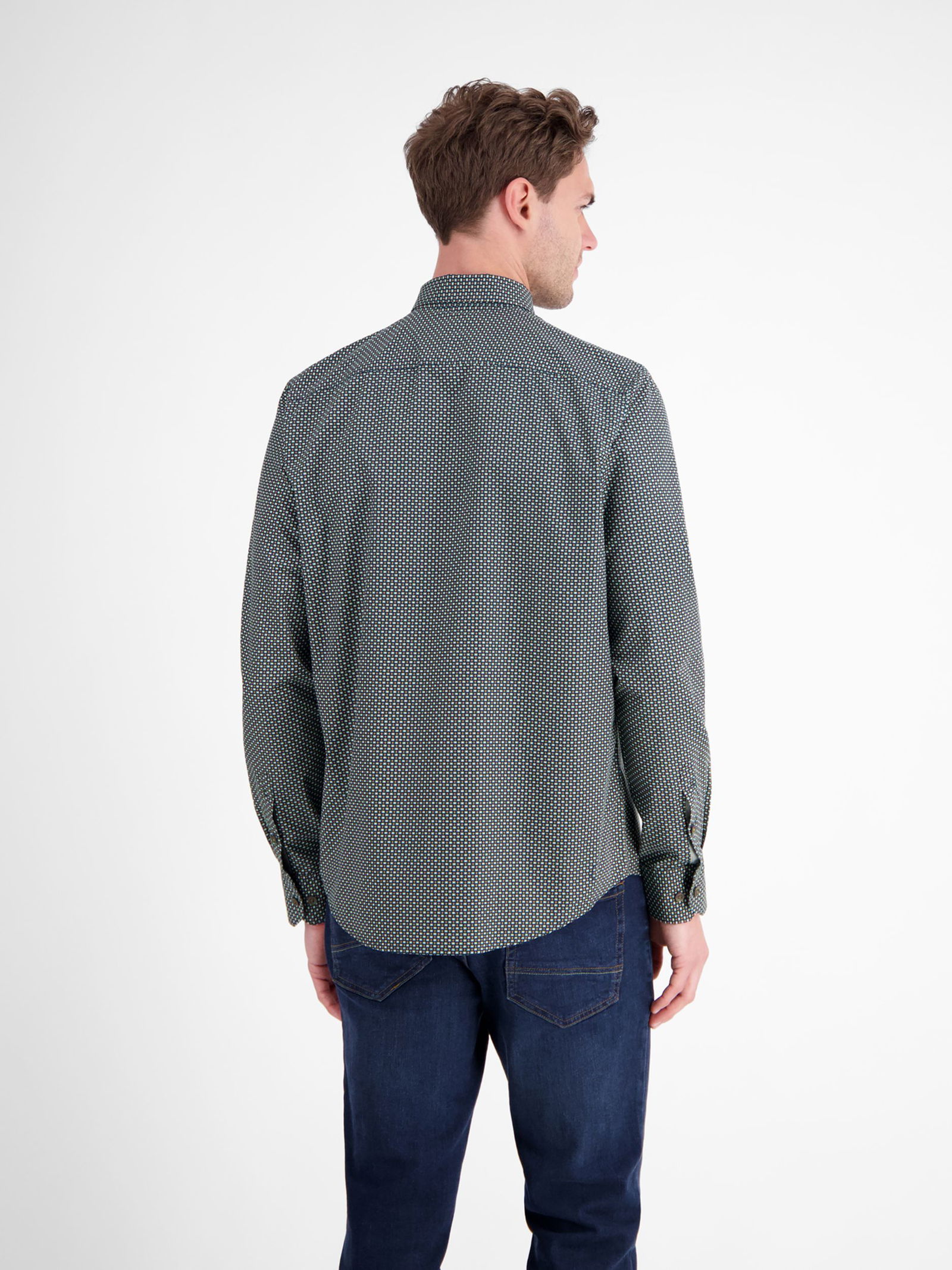  | HEMD 1/1 ARM, FJORD BLUE | L | 2465_756