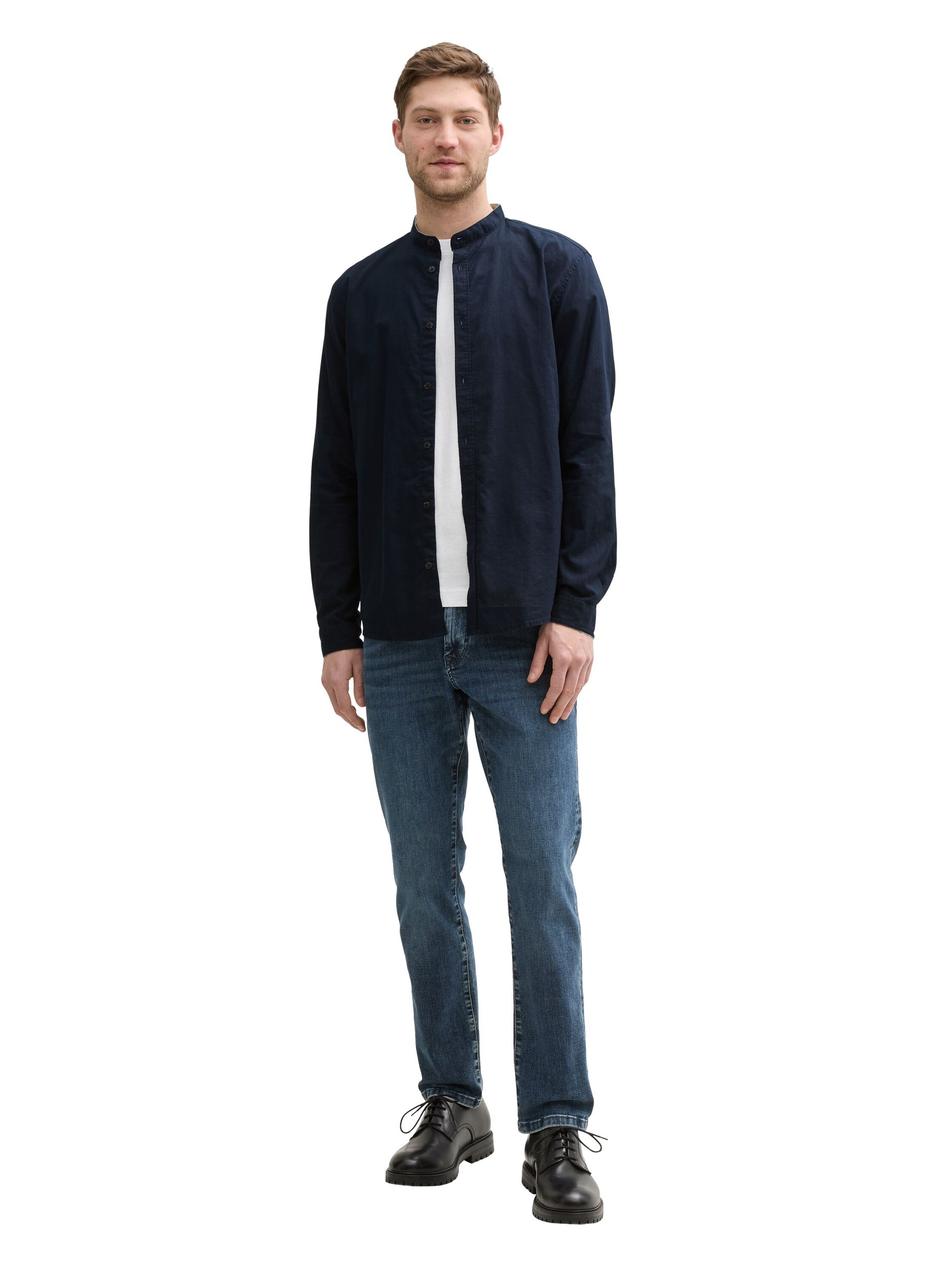 Tom Tailor |  Tom Tailor Hemd Slim Fit  | M | sky captain blue