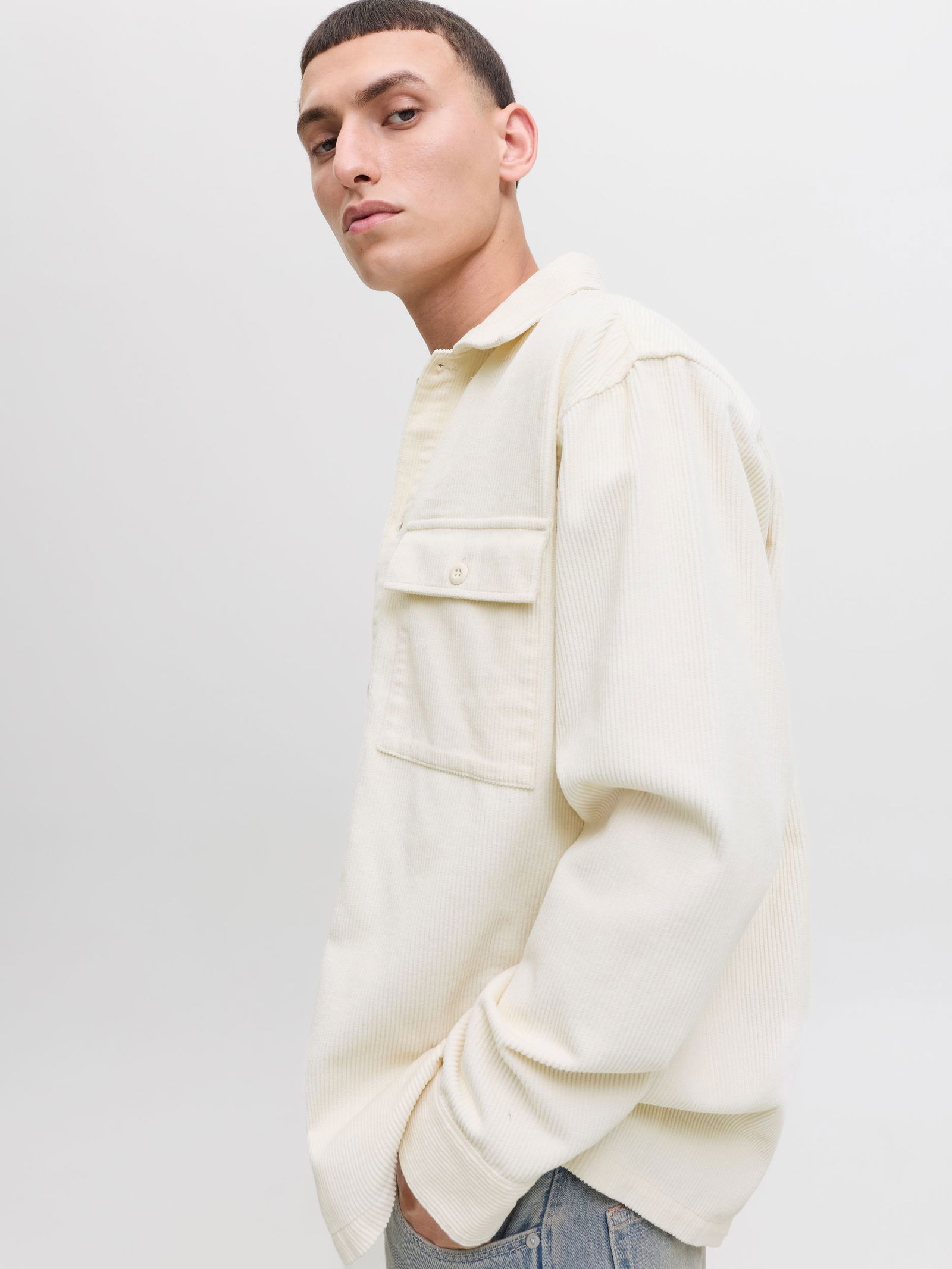 Jack&Jones | Jack&Jones Hemd Super Slim Fit | S | antique white