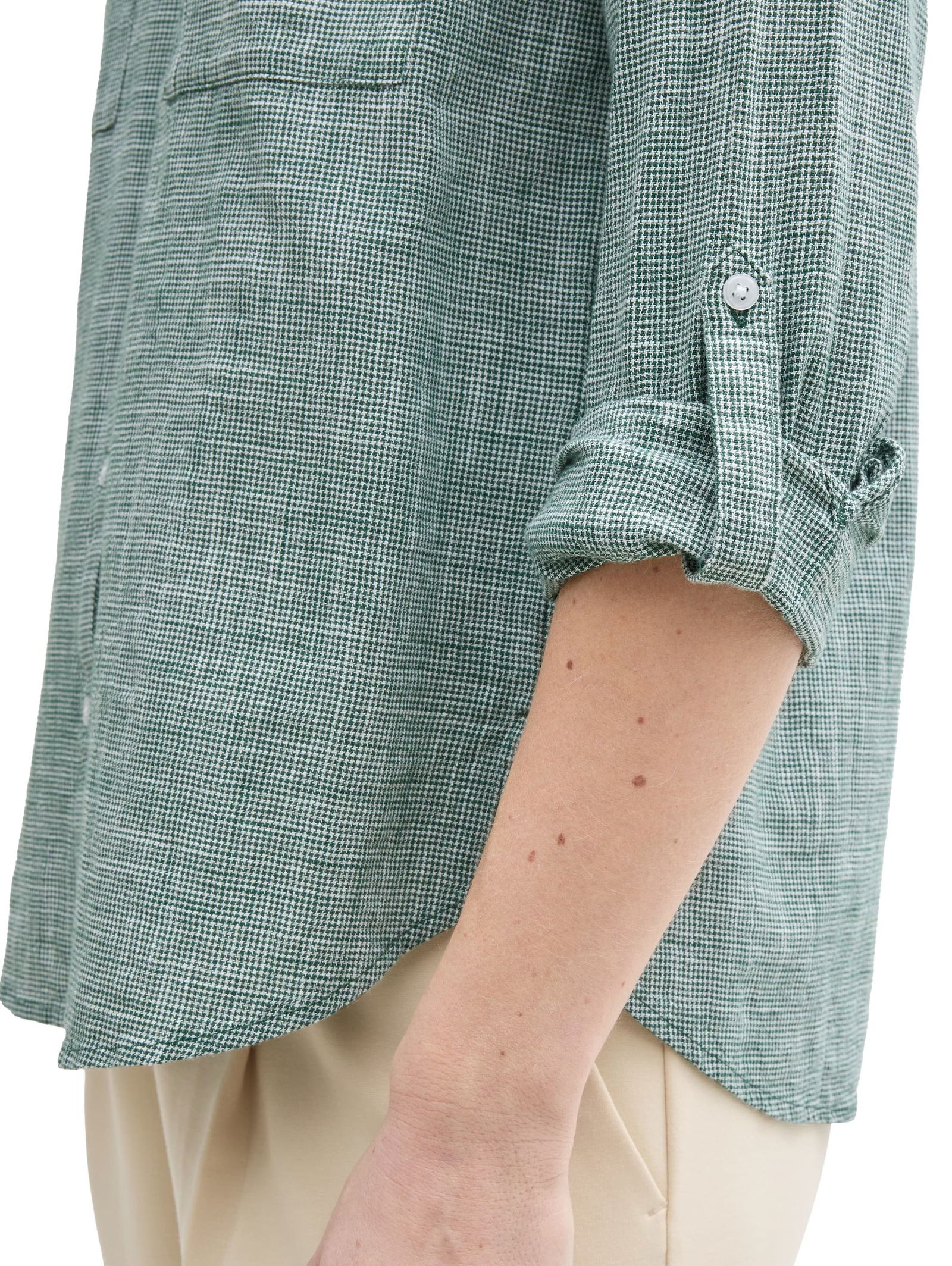 Tom Tailor |  Bluse mit Brusttaschen | 46 | explorer green