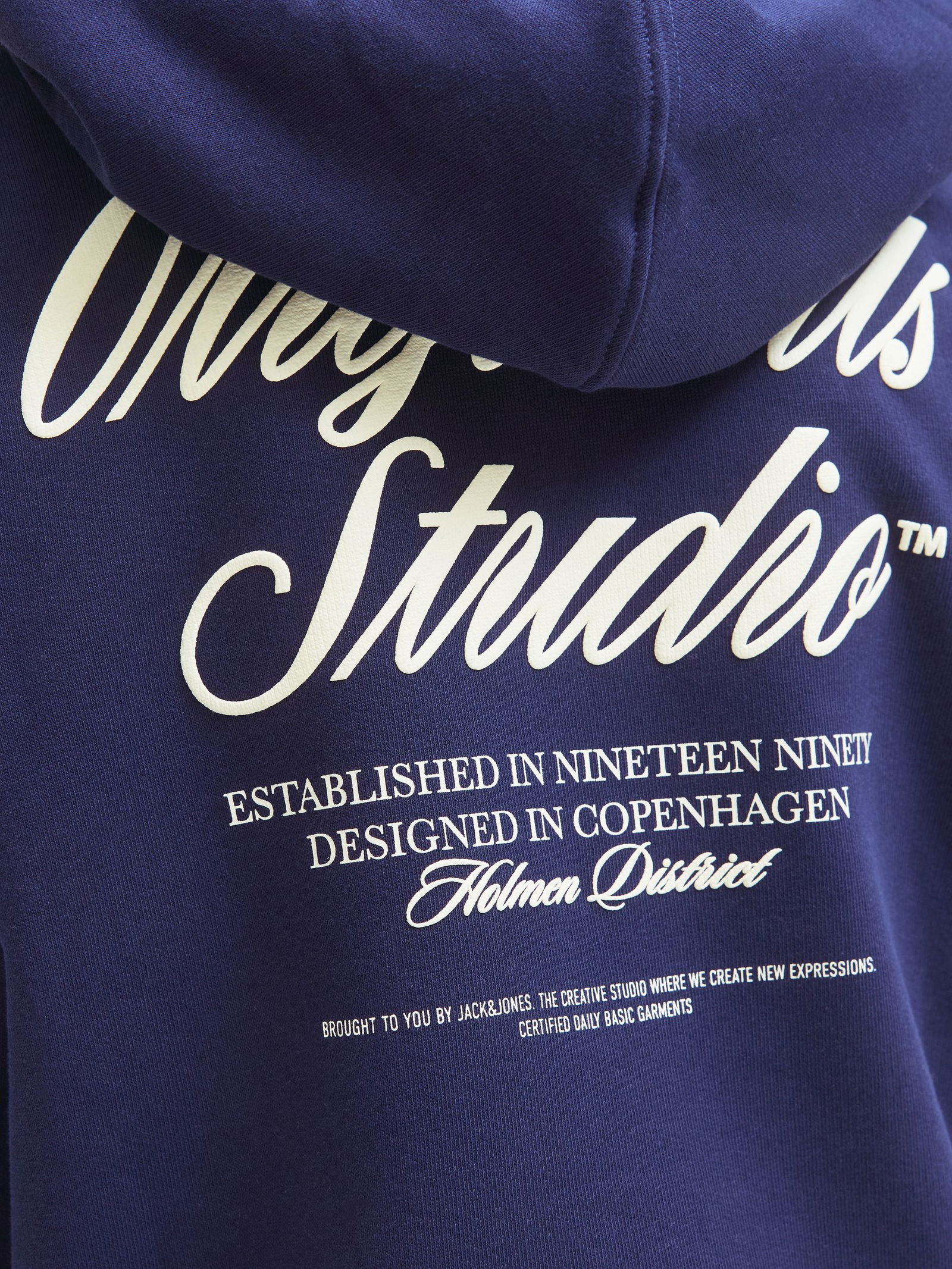 Jack&Jones |  JORNORREBRO TYPO BACK SWEAT HOOD SN JNR | 140