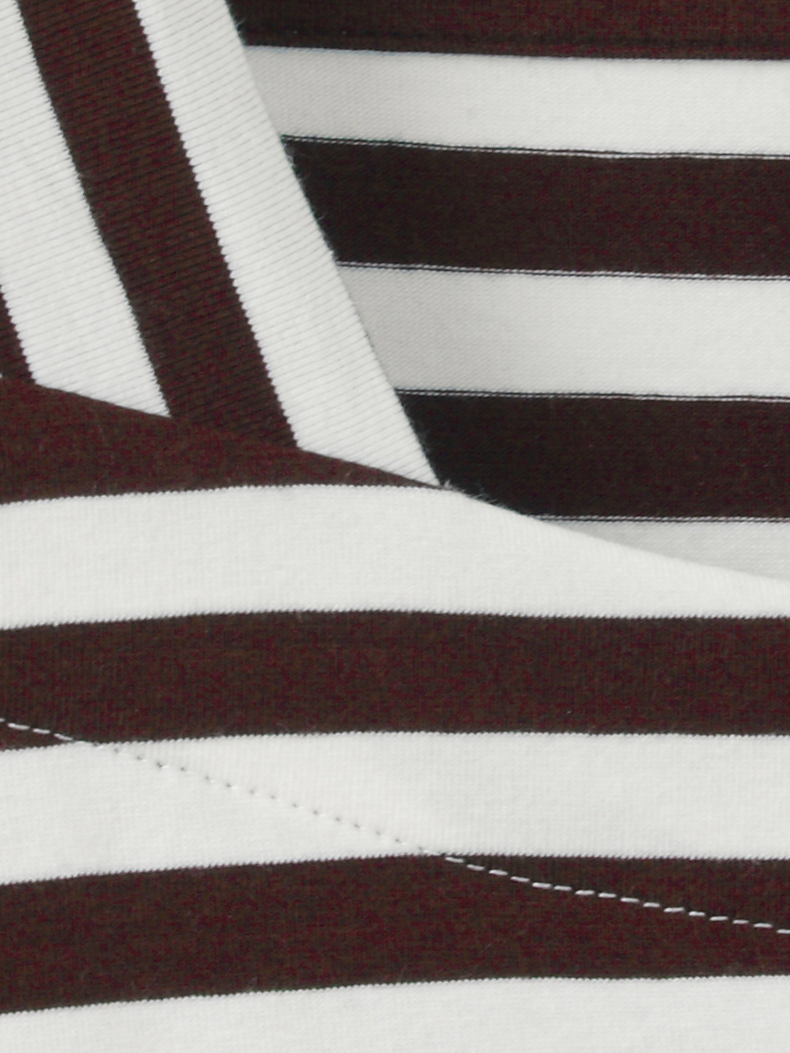 T-Shirt Karree 3/4 Arm, kaffee / creme #3