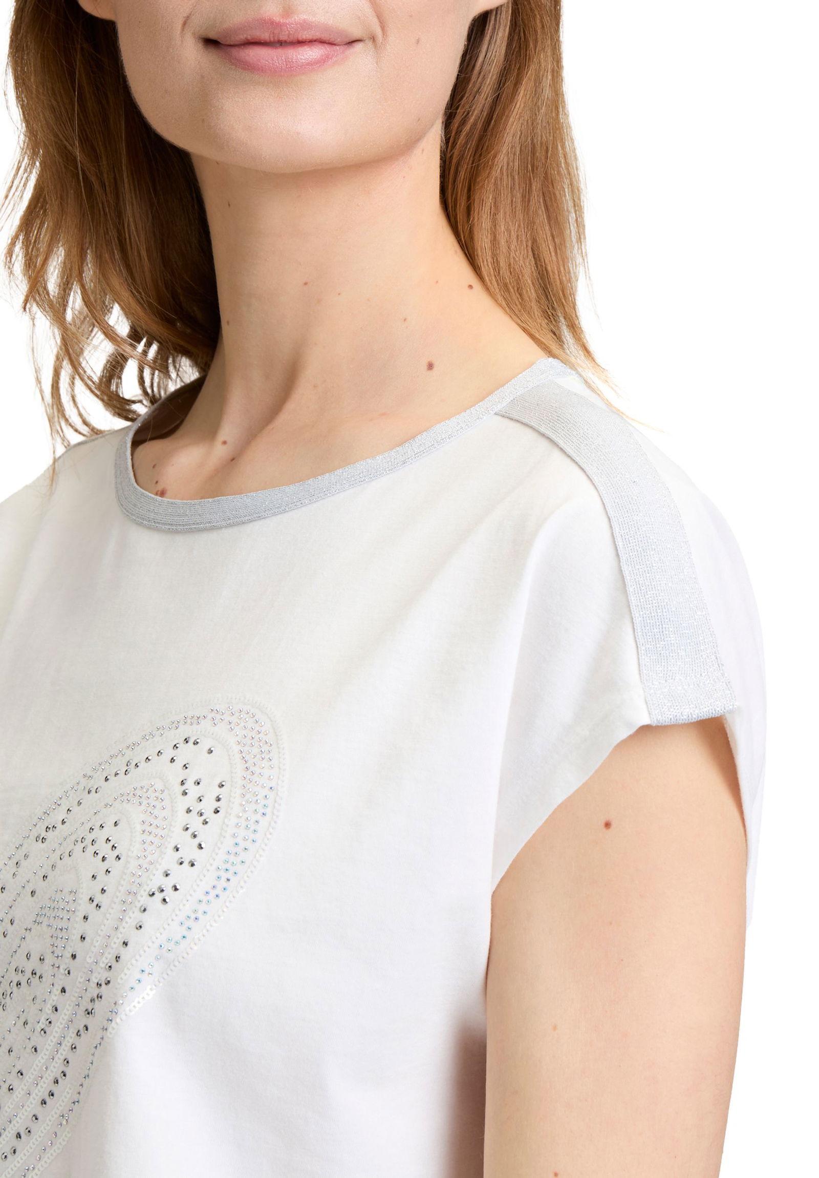  |  Shirt Kurz 1/2 Arm, Patch Cream/Silver | 44 | patch cream/silver