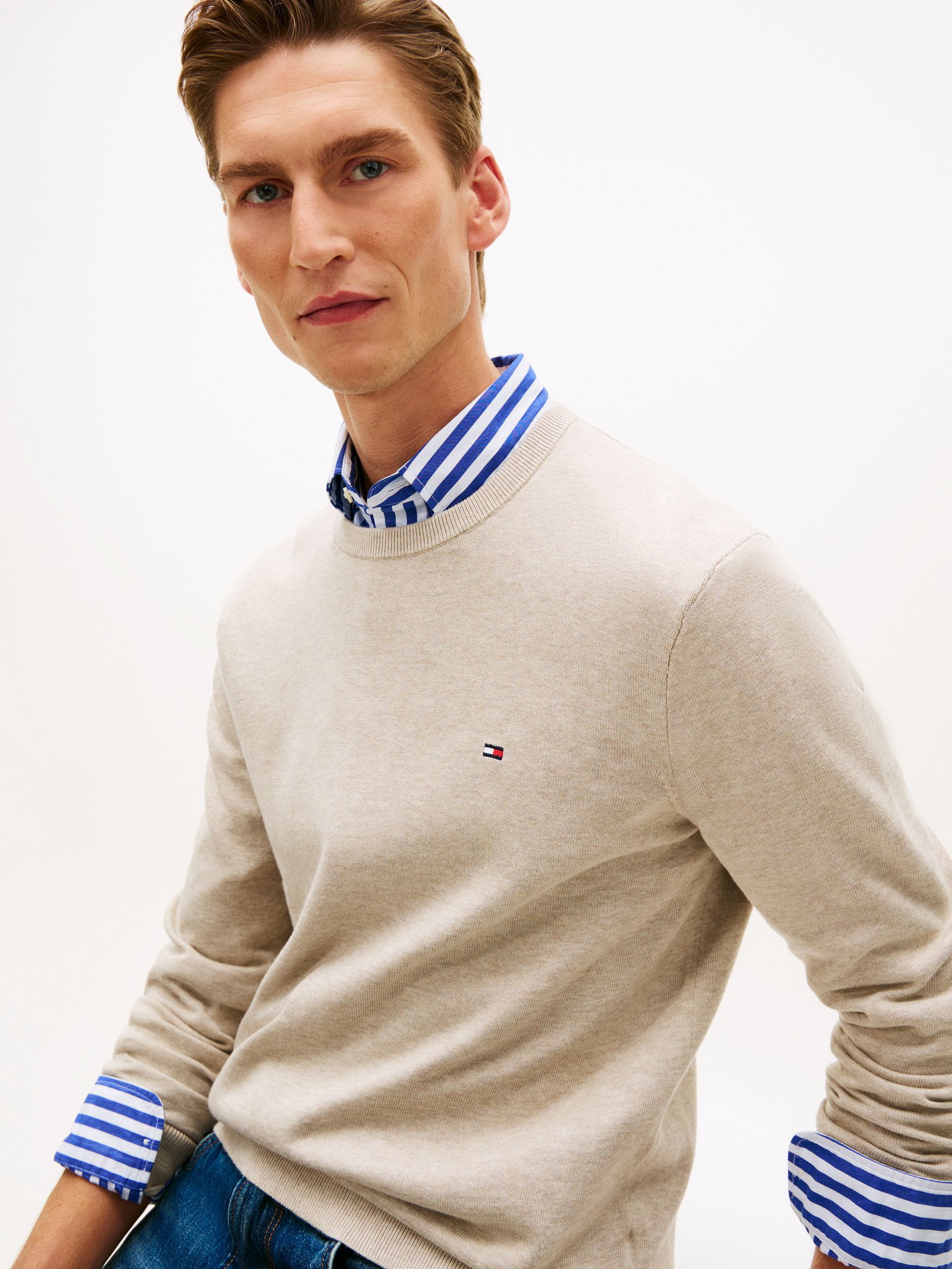 Tommy Hilfiger |  Tommy Hilfiger Pullover  | L | sandalwood heather