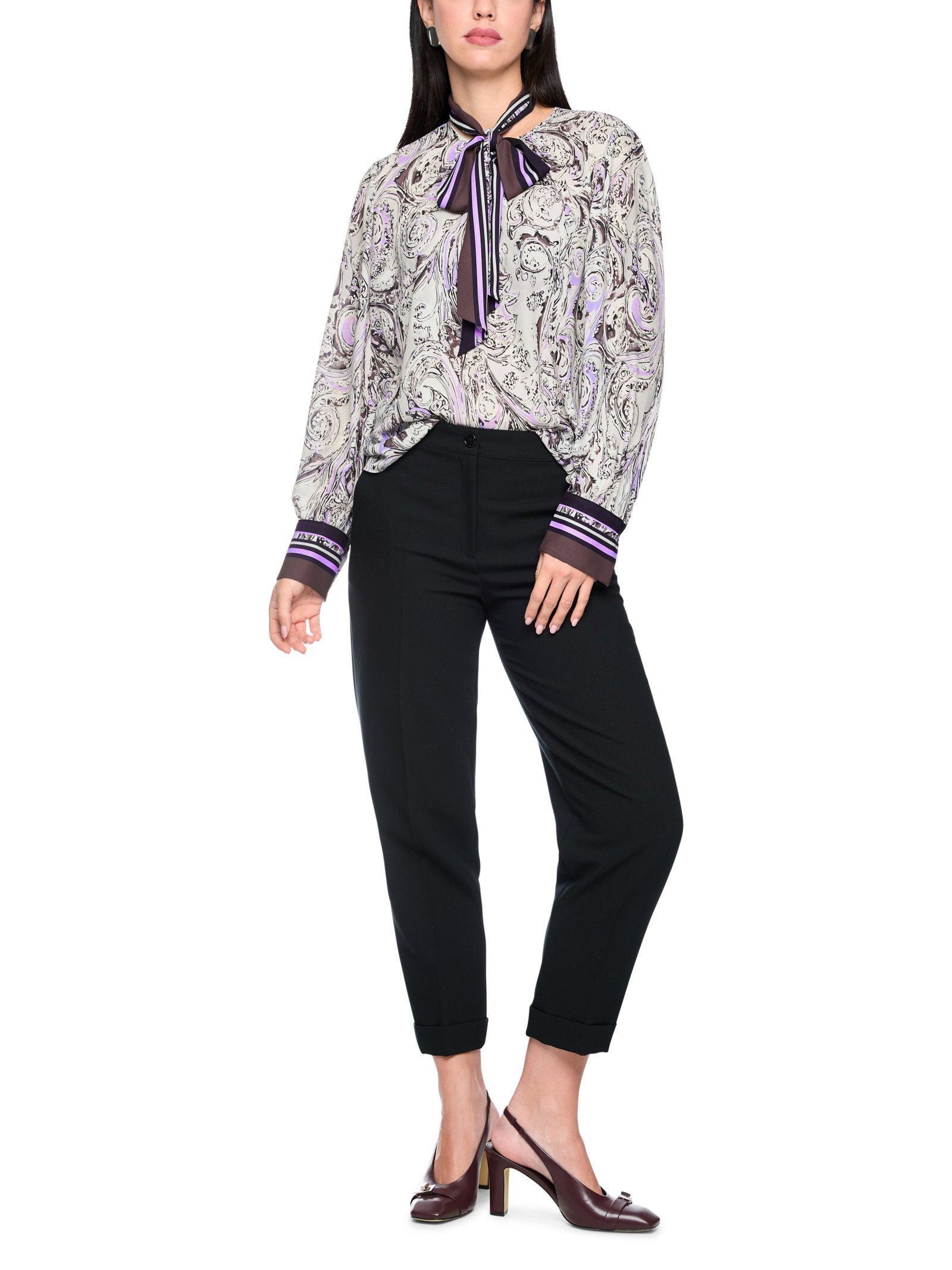 Bluse, purple rose #2