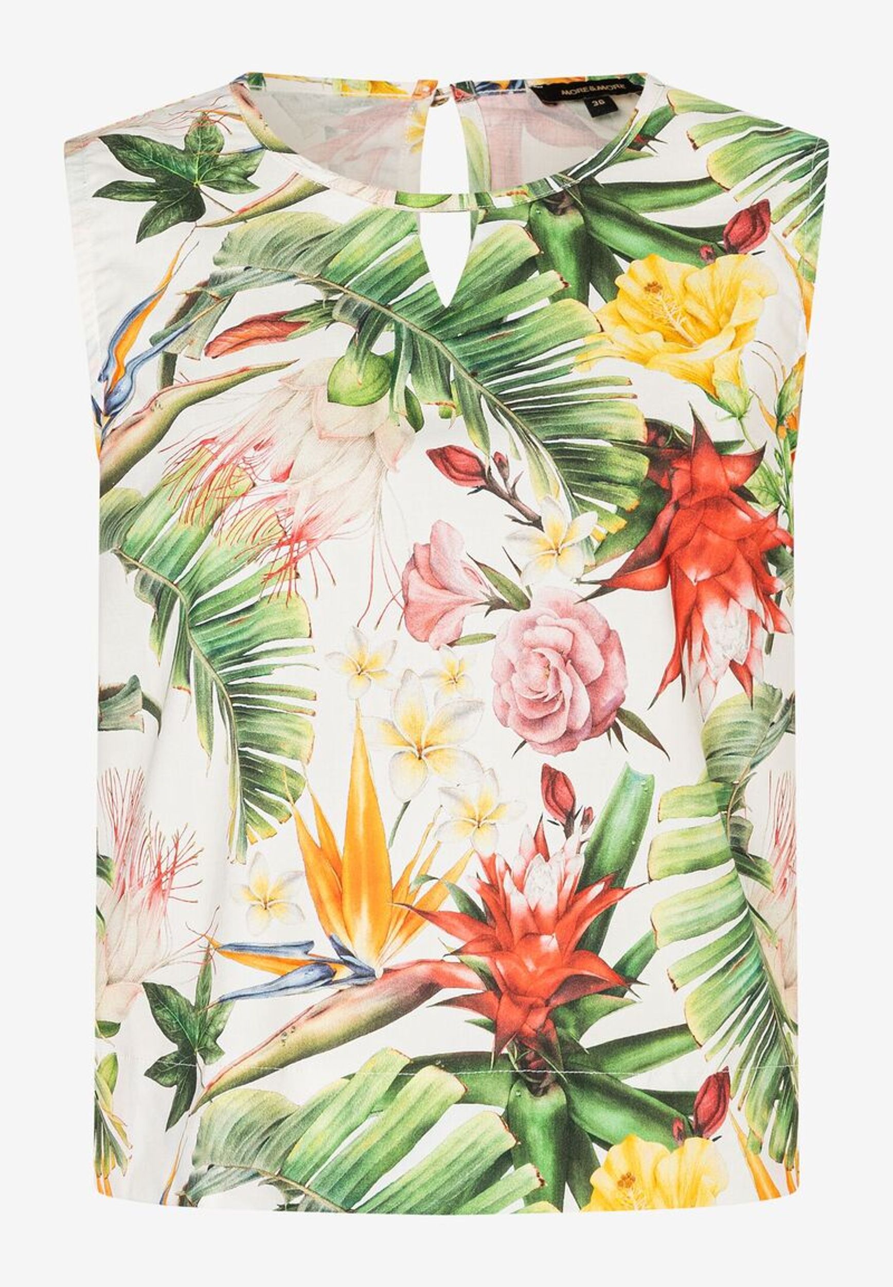  |  Blusentop  Flowerprint  Sommer-Kollektion | 38 | mehrfarbig