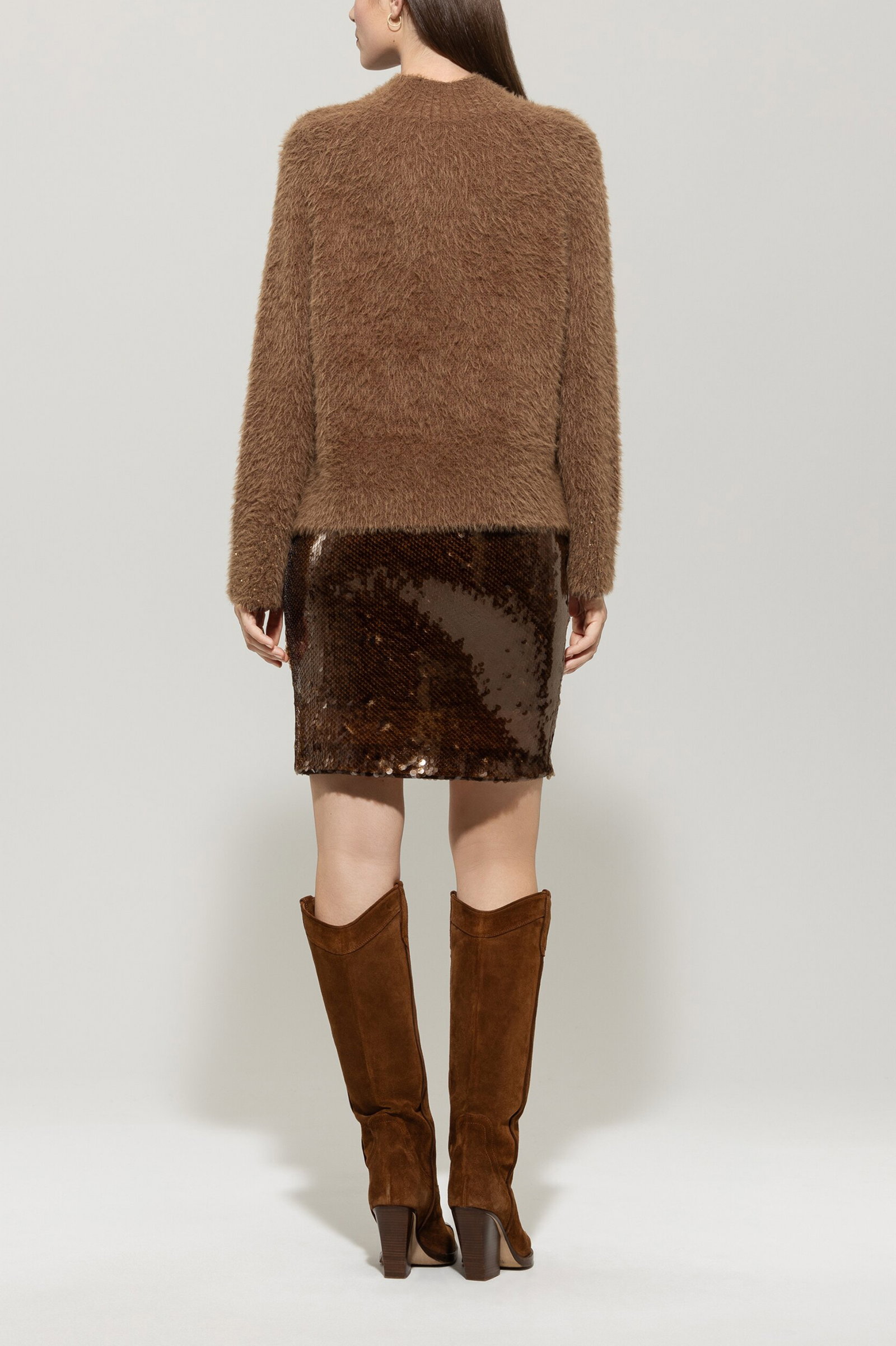 Luisa Cerano Pullover Fake-Fur-Optik #4
