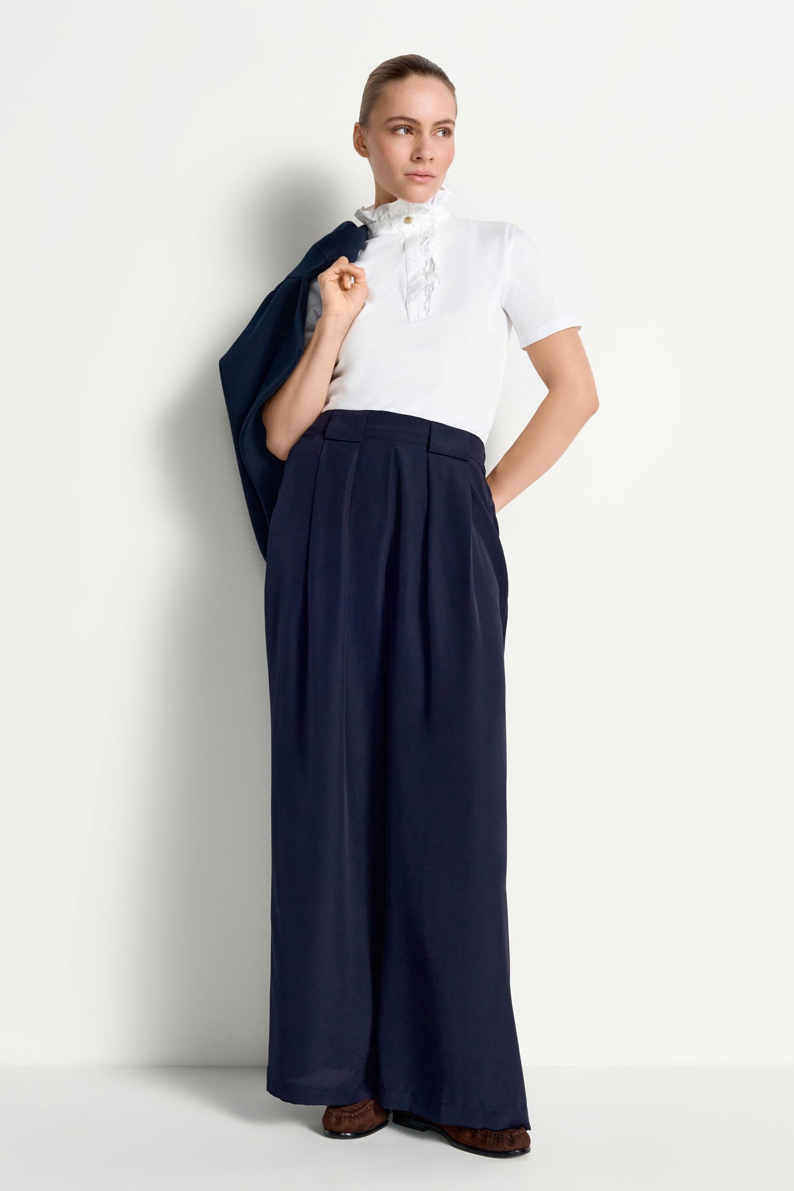 Rich & Royal |  Rich & Royal Poloshirt  | M | white