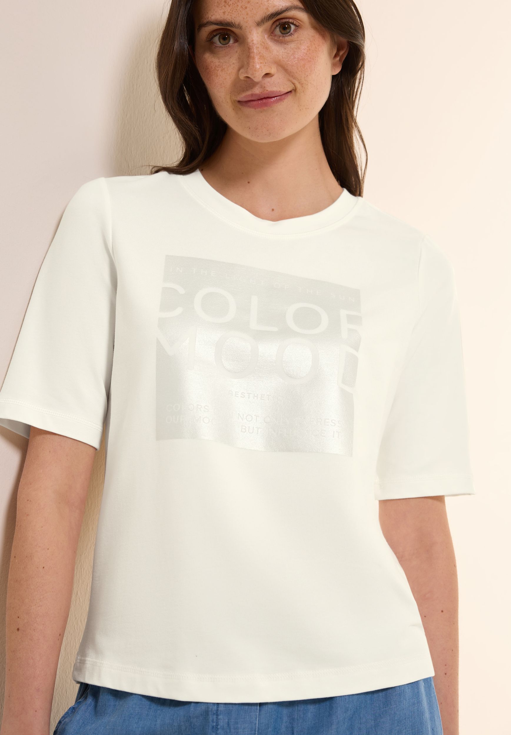 CECIL |  CECIL Shirt  | S | vanilla white