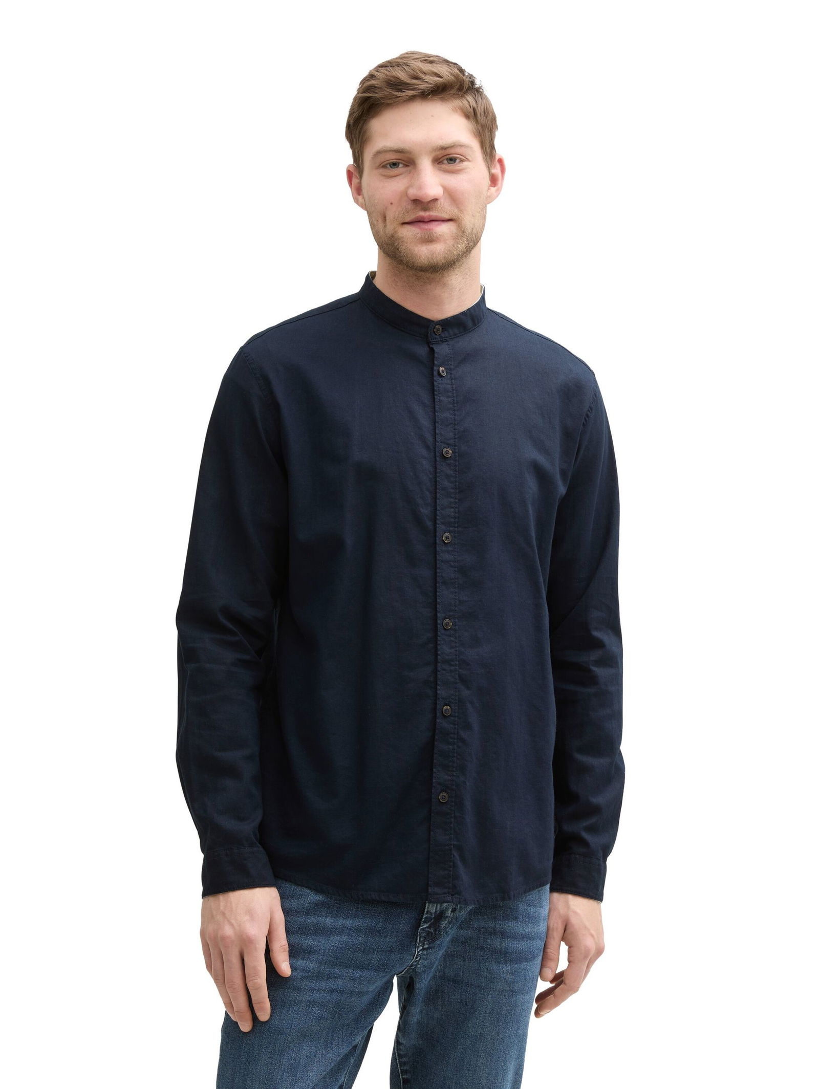 Tom Tailor | Tom Tailor Hemd Slim Fit | M | sky captain blue