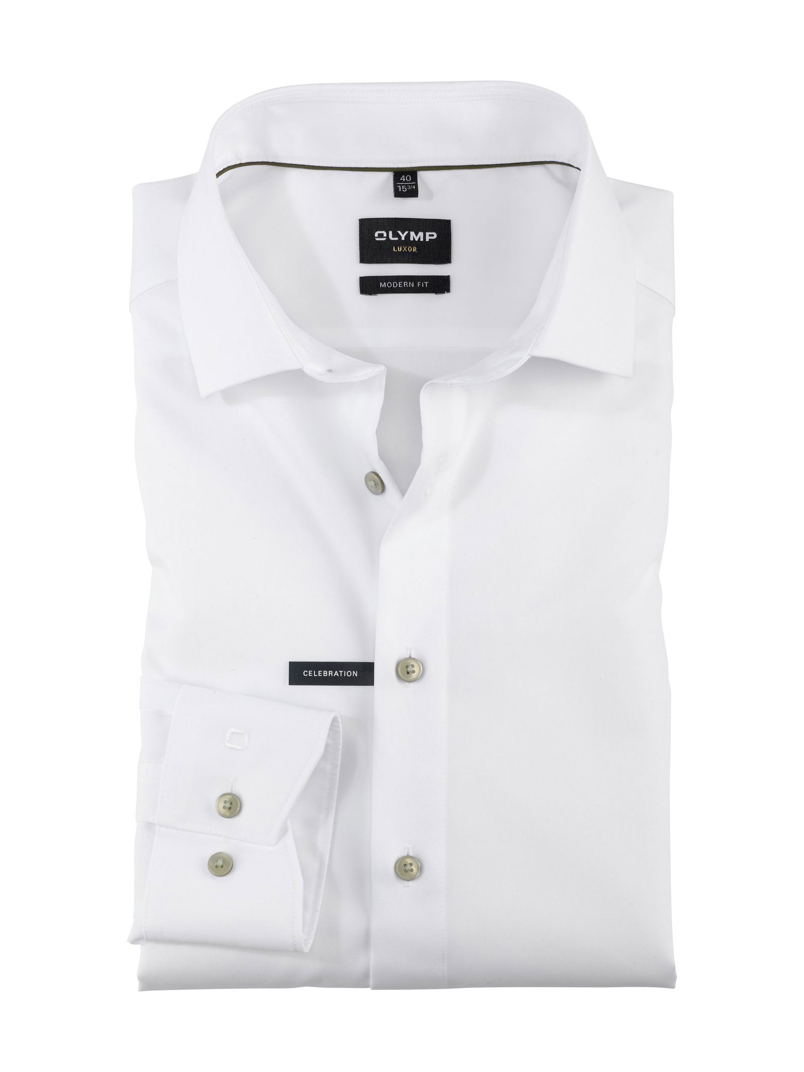 Olymp |  Olymp Hemd Modern Fit  | 44 | kitt