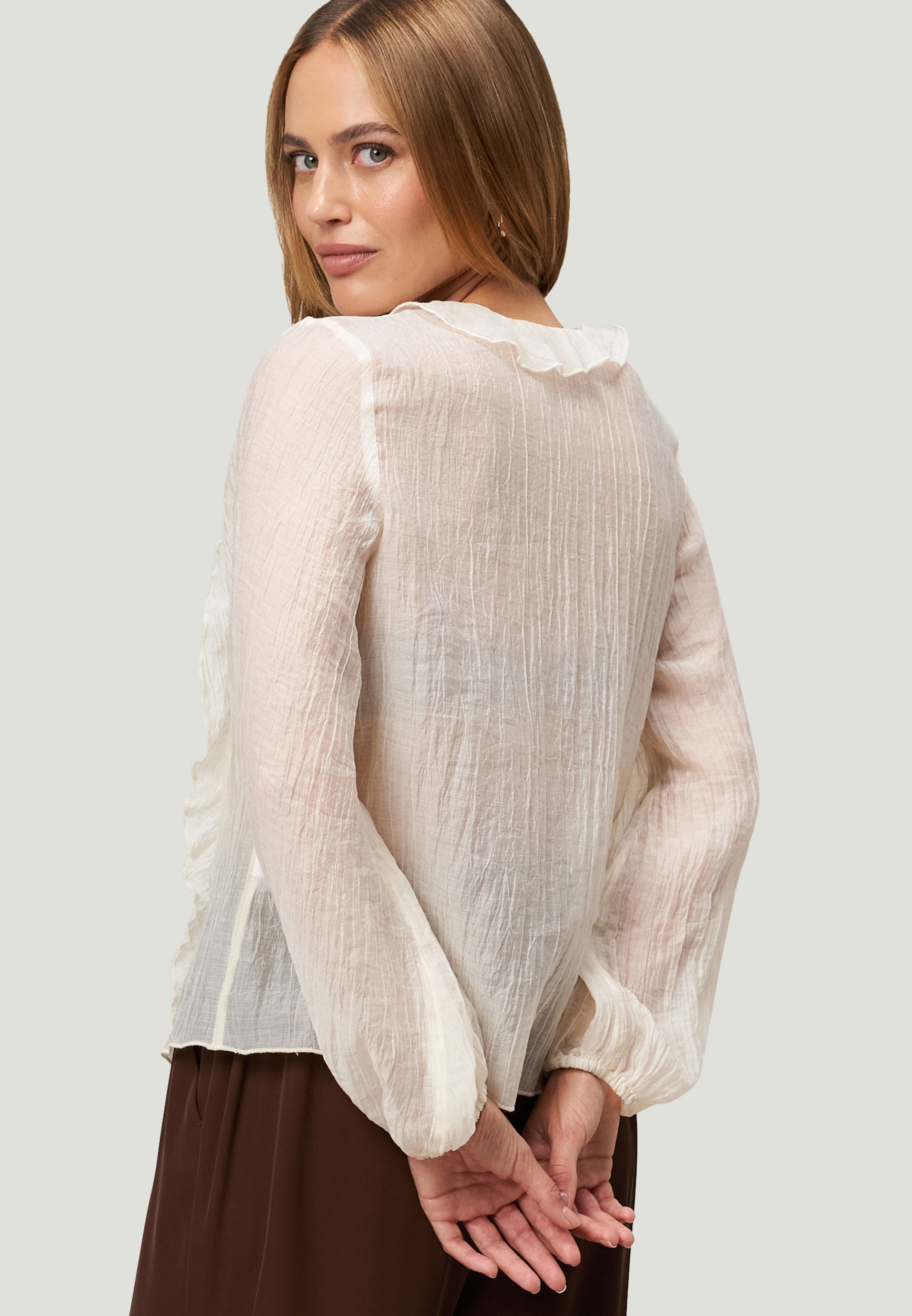 Zero |  Zero Druckbluse  | 42 | eggnog