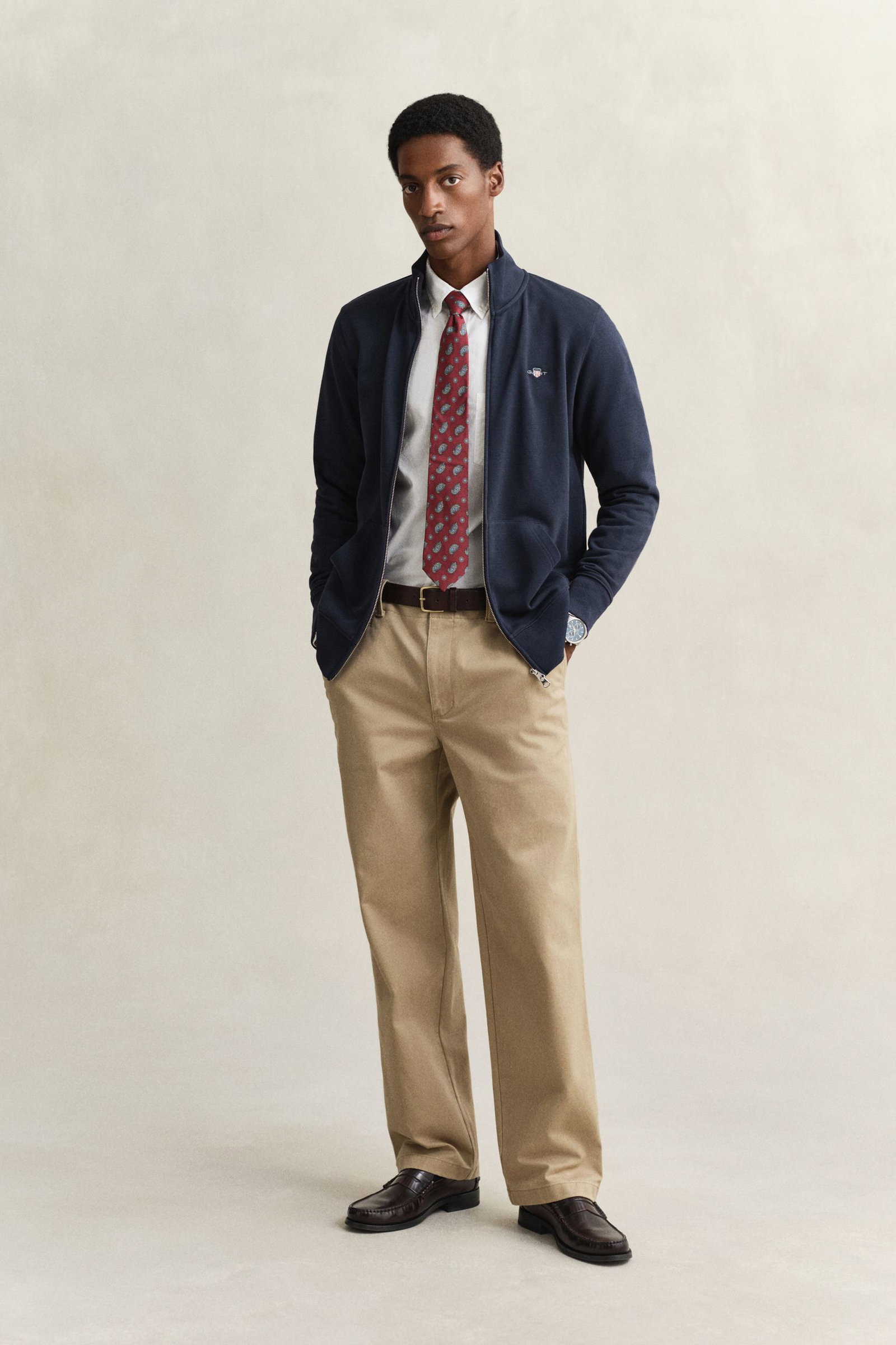 f3d7761f6aca59e02df408b675733271 Gant | Gant Sweatjacke "Shield" | M | evening blue