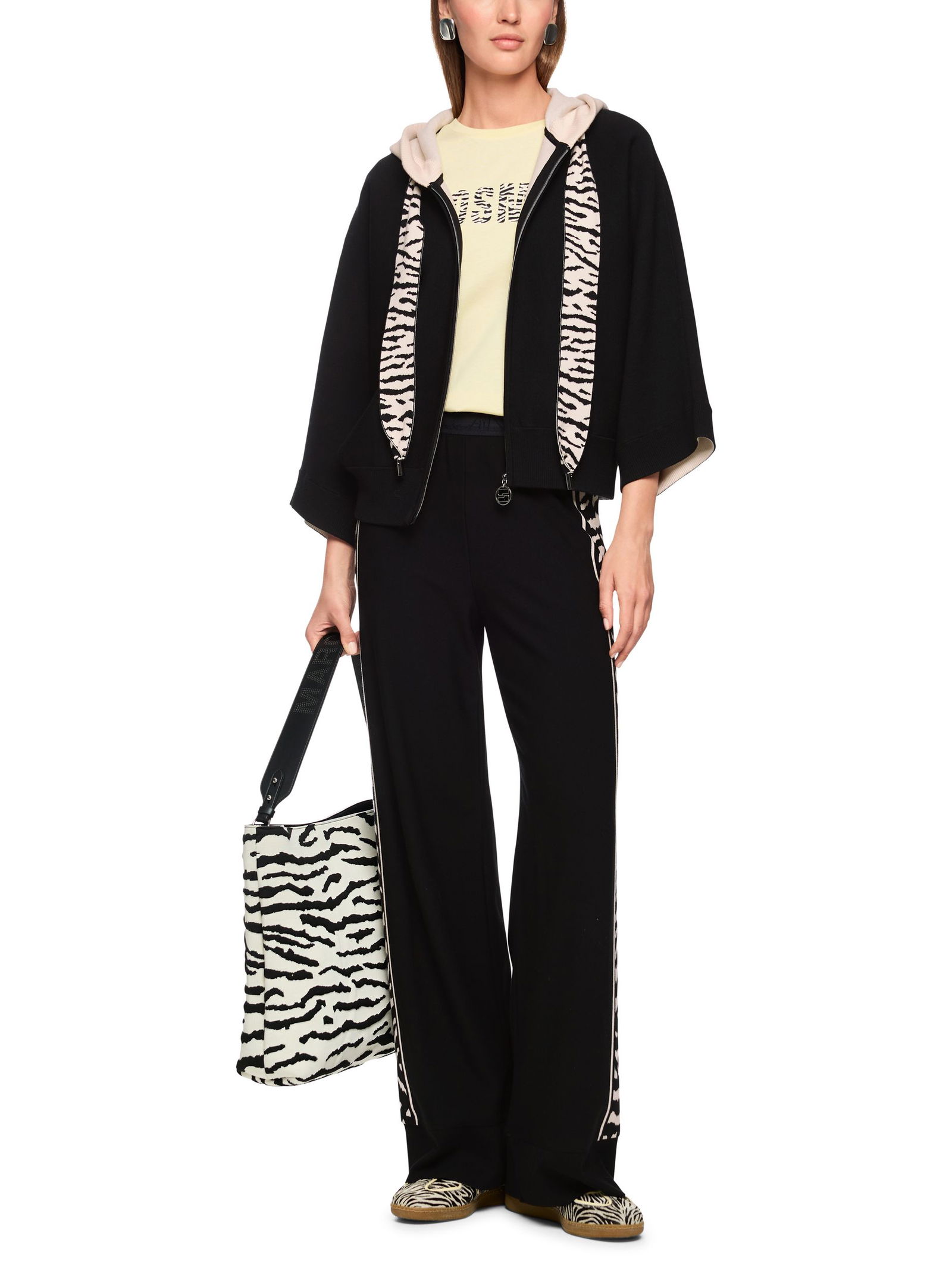 Marc Cain Sports |  Marc Cain Sports Strickjacke | Cardigan  | 46 | black