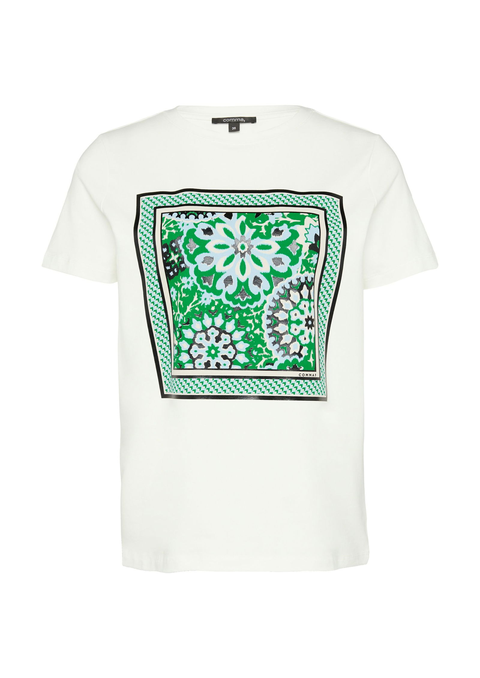 c6996199a97108db2f560f332968762c Comma | T-Shirt | 34 | weiß