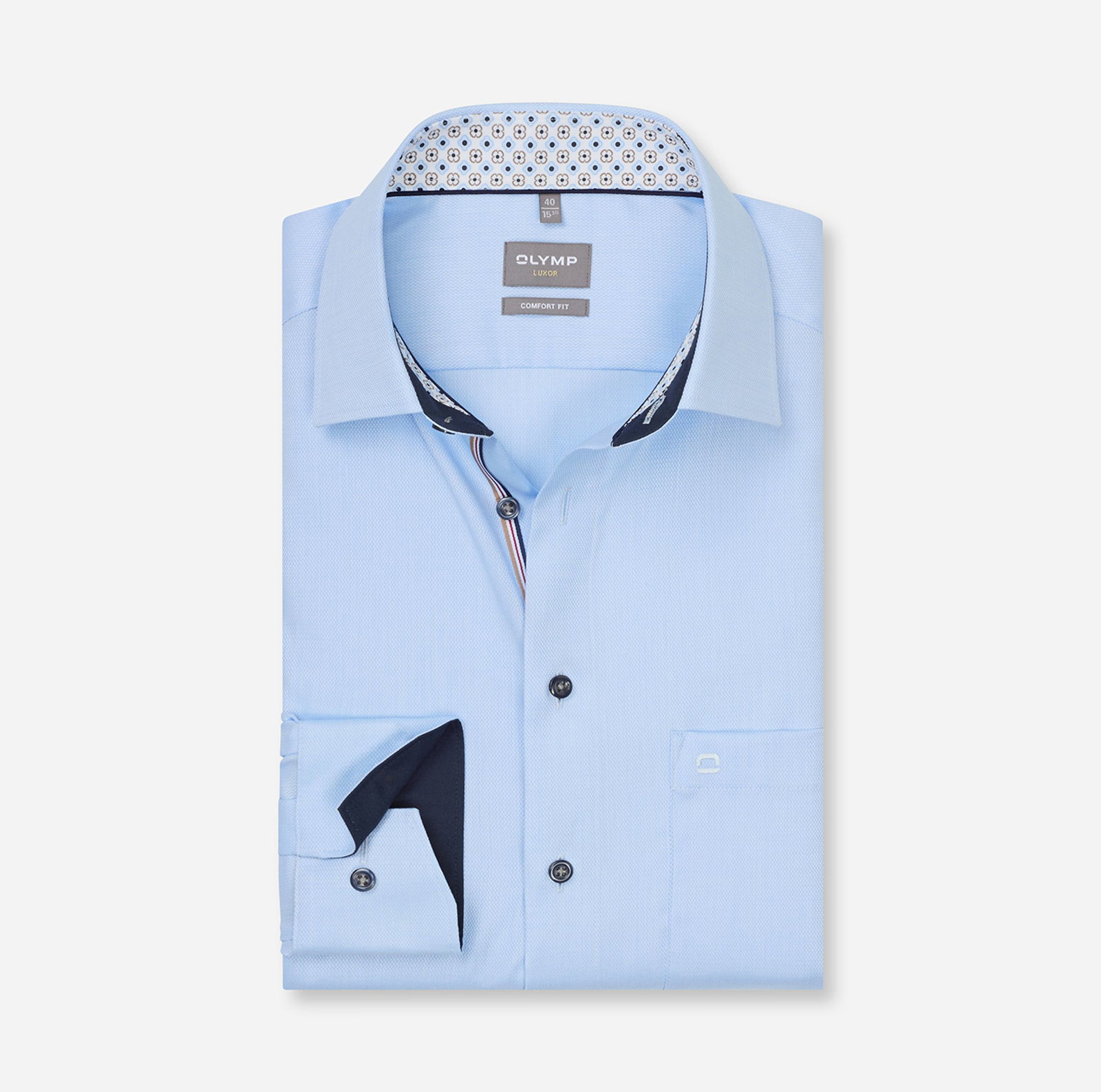 de4c8873f403ebac80cbf3b9b2412aa7 Olymp | Olymp Hemd Modern Fit | 47 | bleu