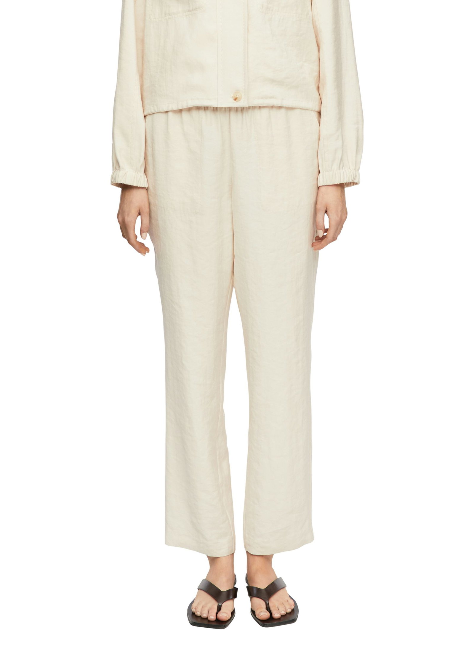 Comma |  Comma Schmale Hose  | 34 | beige