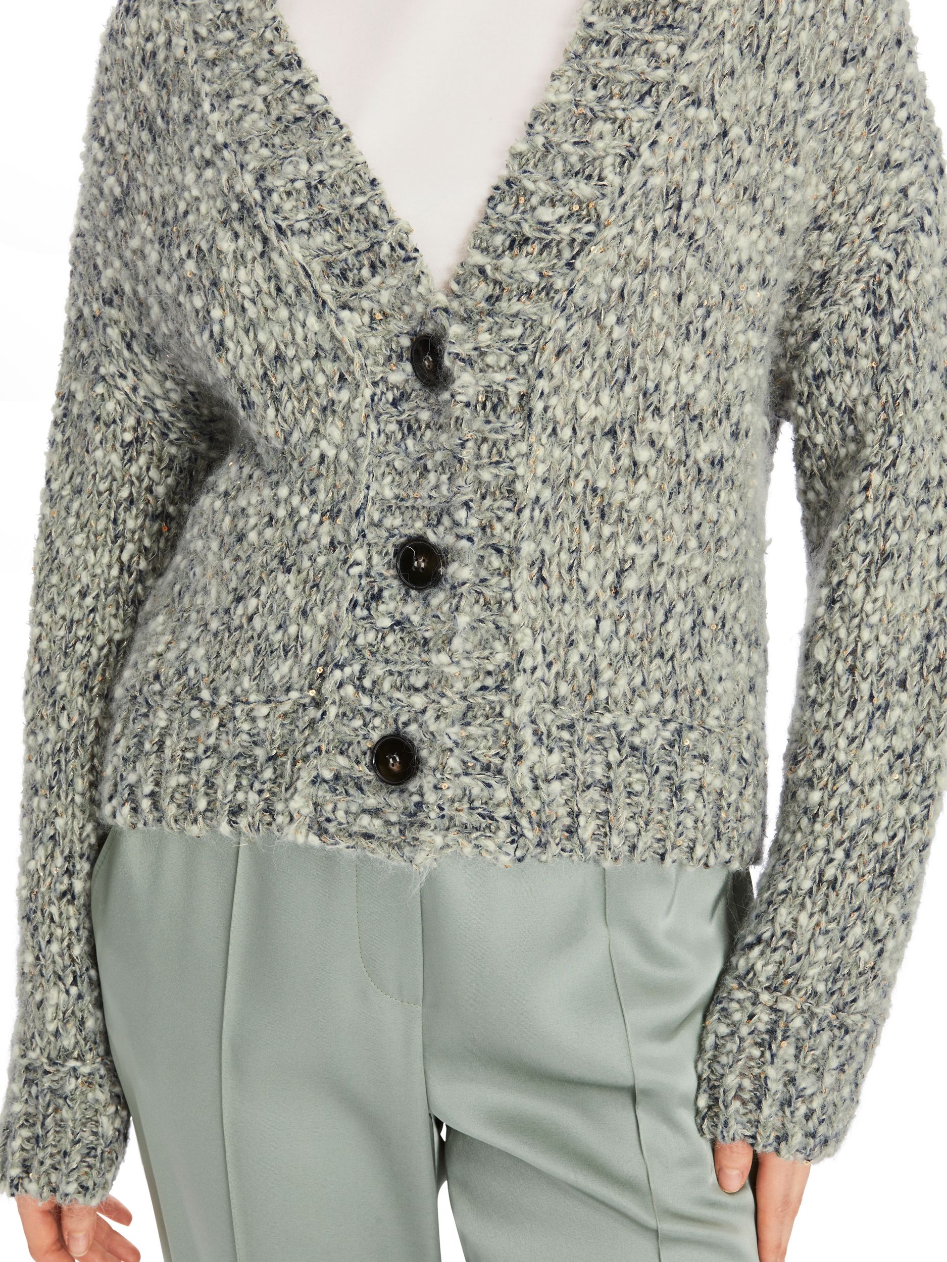 Marc Cain Collections |  Marc Cain Collections Strickjacke | Cardigan  | 40 | frozen sage