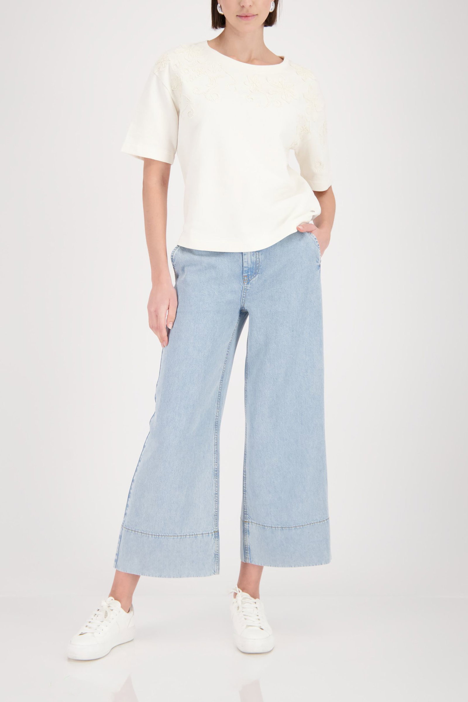 Monari |  Sweatshirt, marble | 36 | moon