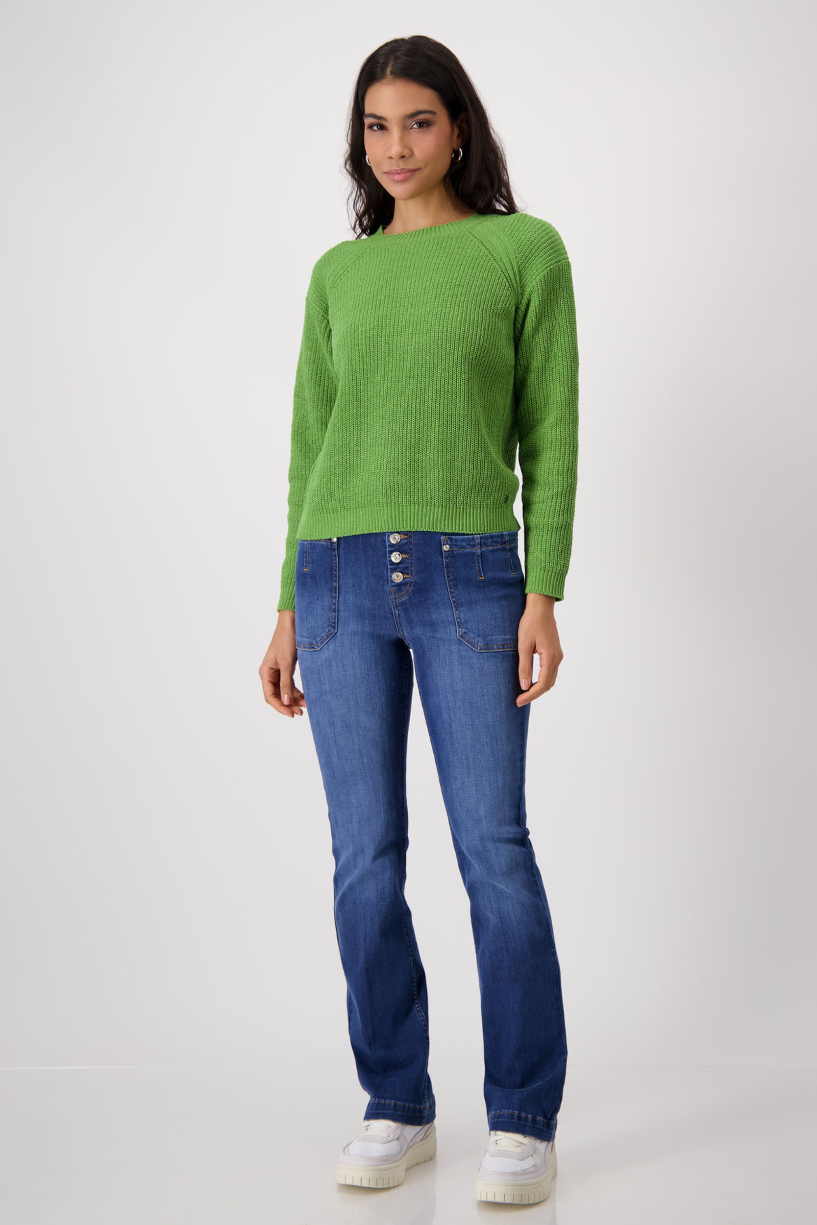 Monari |  Monari Pullover  | 42 | frozen green