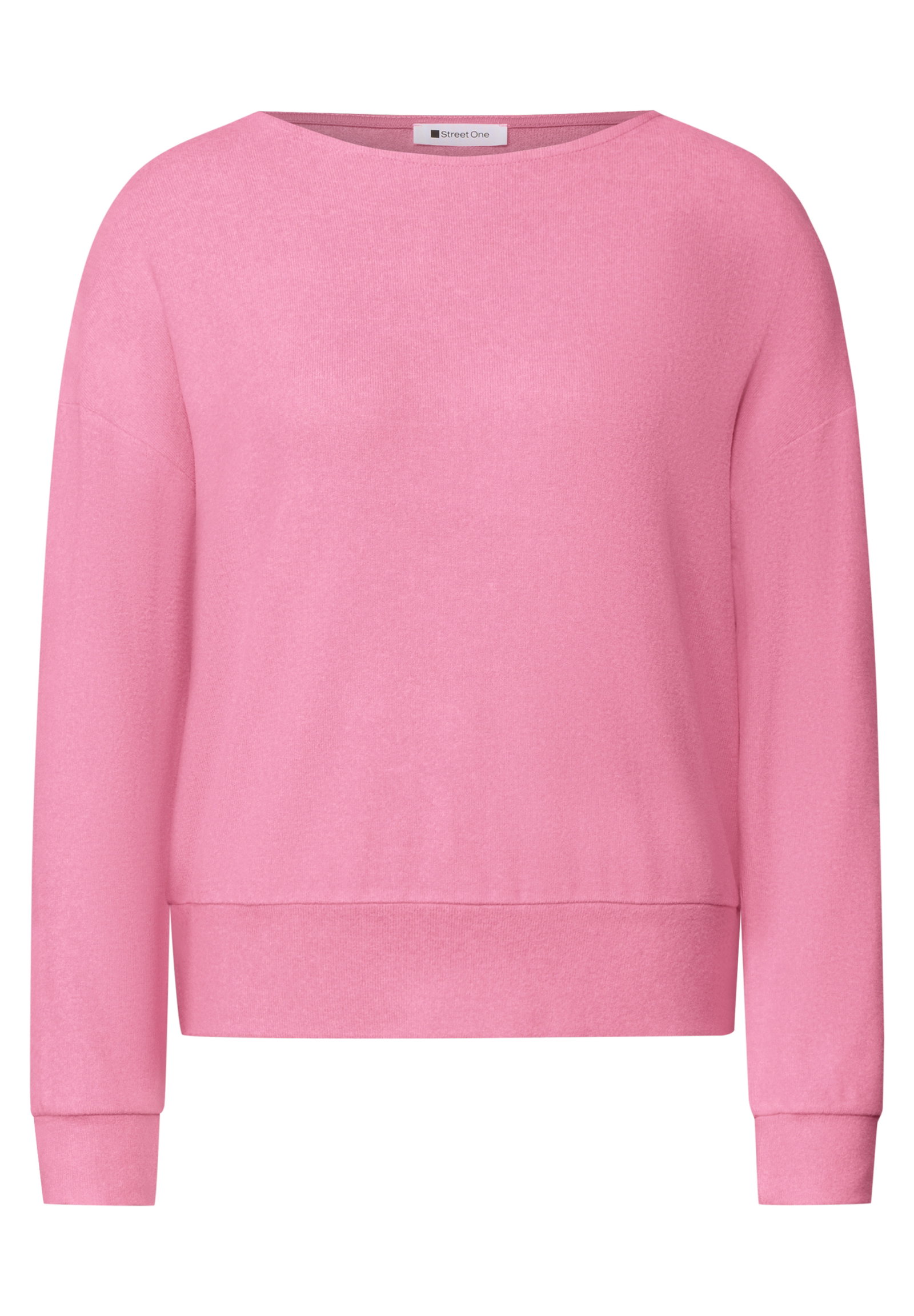 LTD QR soft shirt w.bottom cuf, warm blush mel. #1