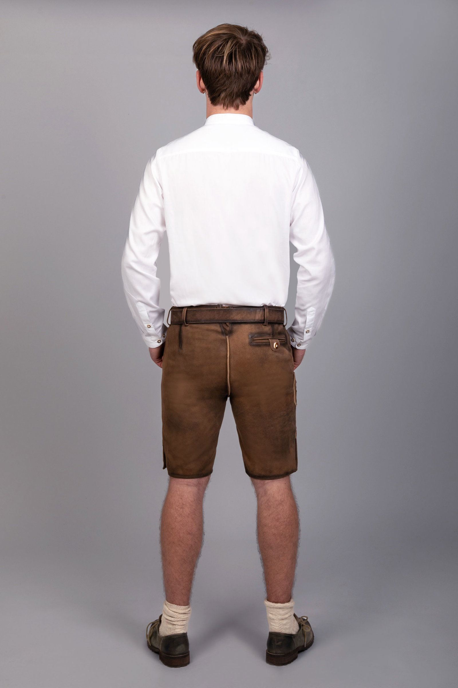 Edelnice kurze Wildbock Lederhose Markus #6