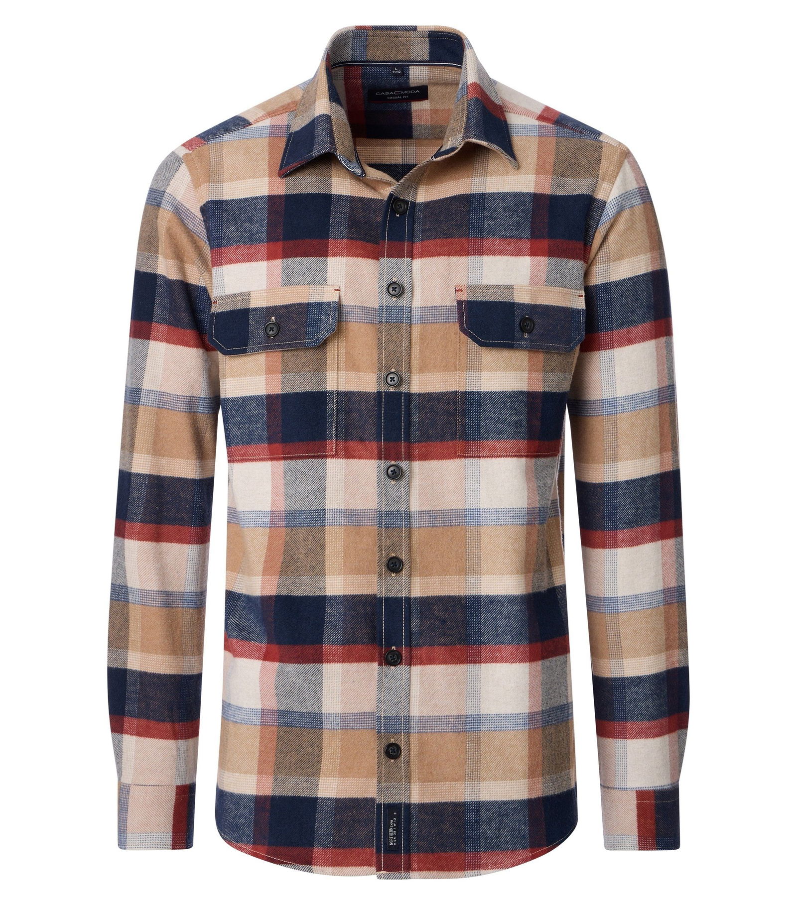 Casa Moda |  Casa Moda Hemd Regular Fit  | XL | blau