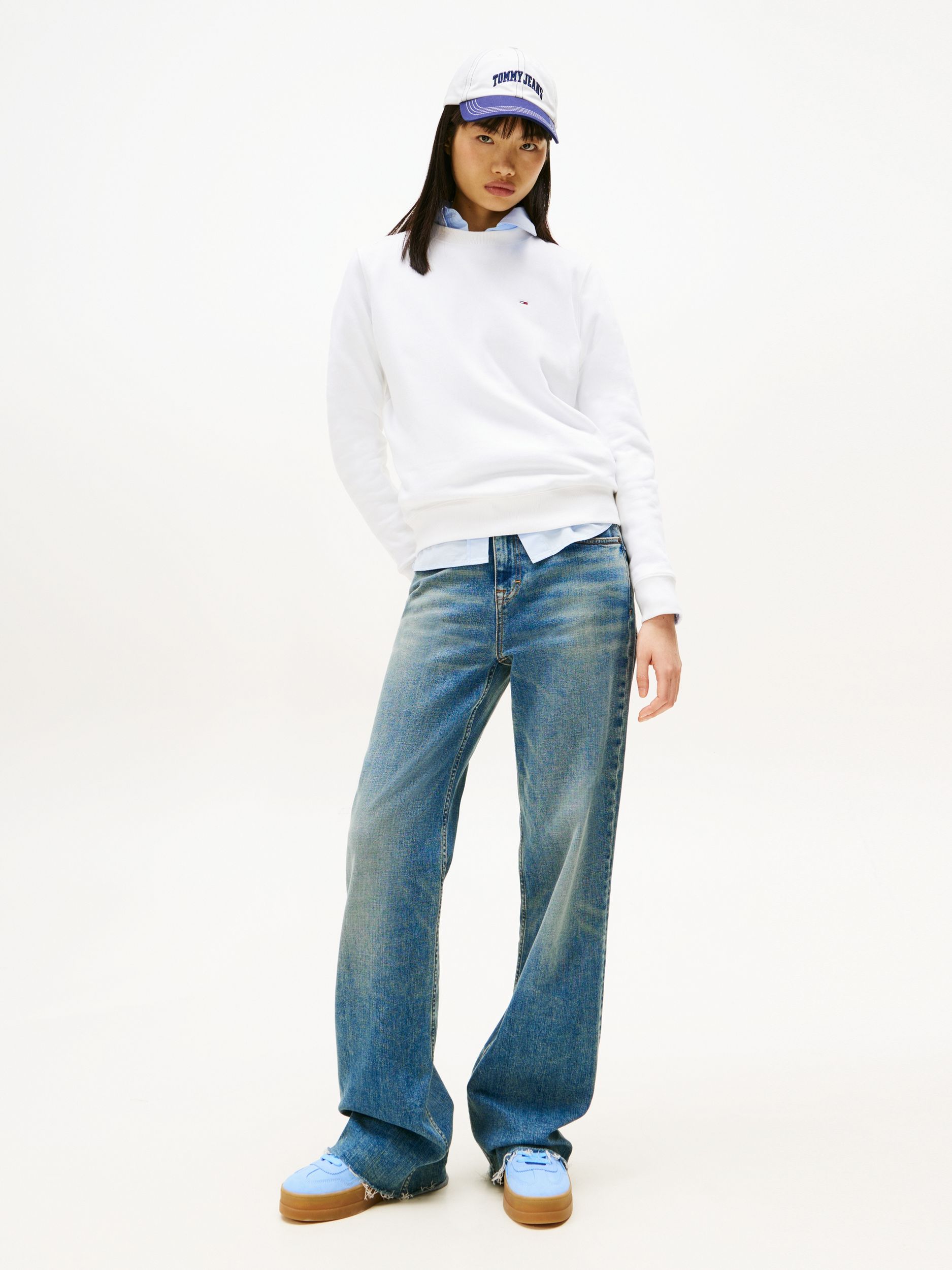 Tommy Jeans |  Tommy Jeans Pullover  | L | white