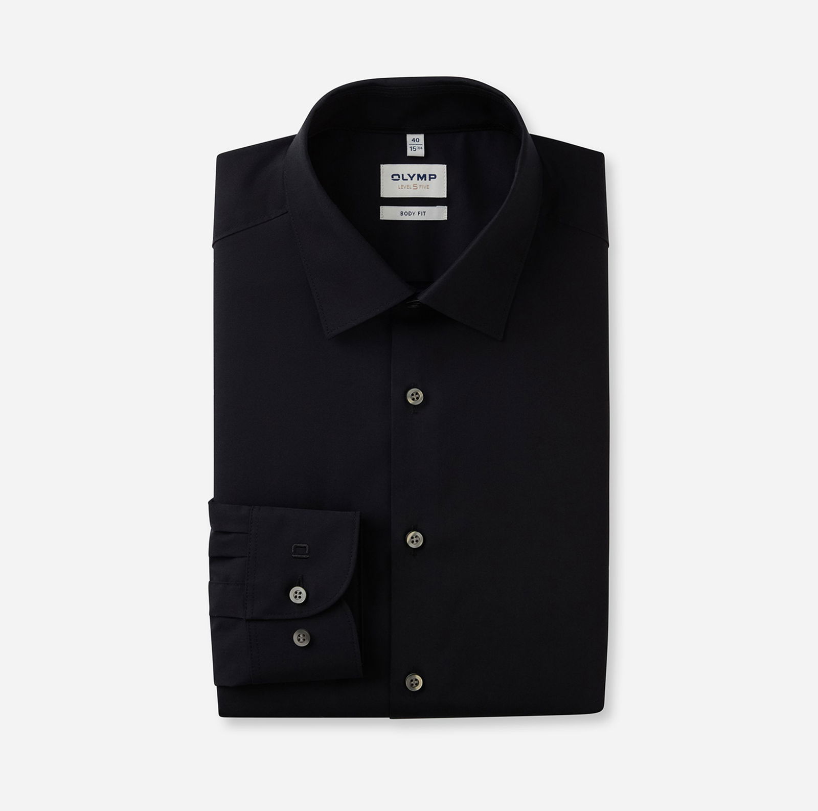 Olymp |  Olymp Hemd Slim Fit  | 40 | schwarz
