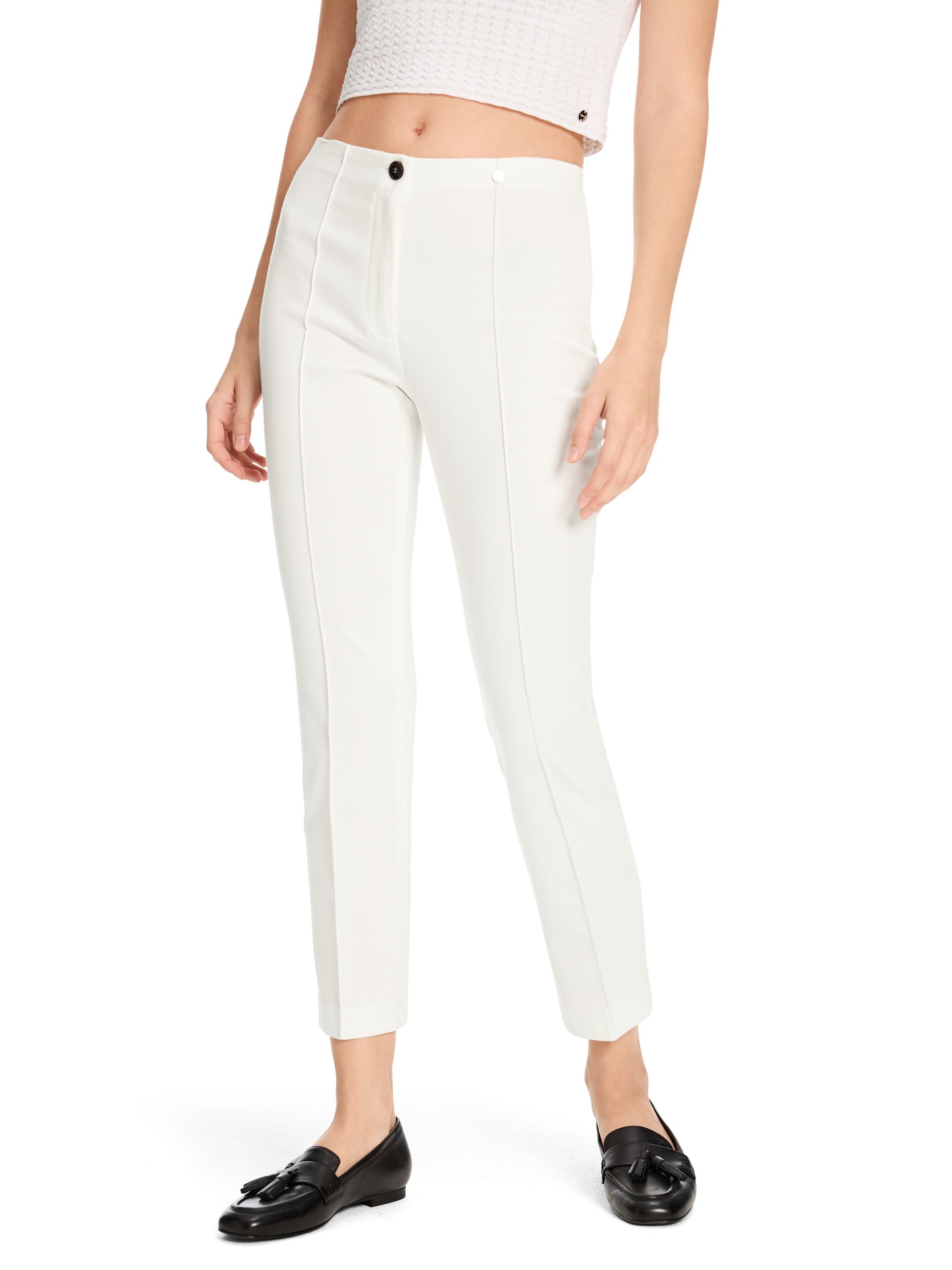 Marc Cain Essentials |  Marc Cain Essentials 7/8 Hose | 40 | off-white