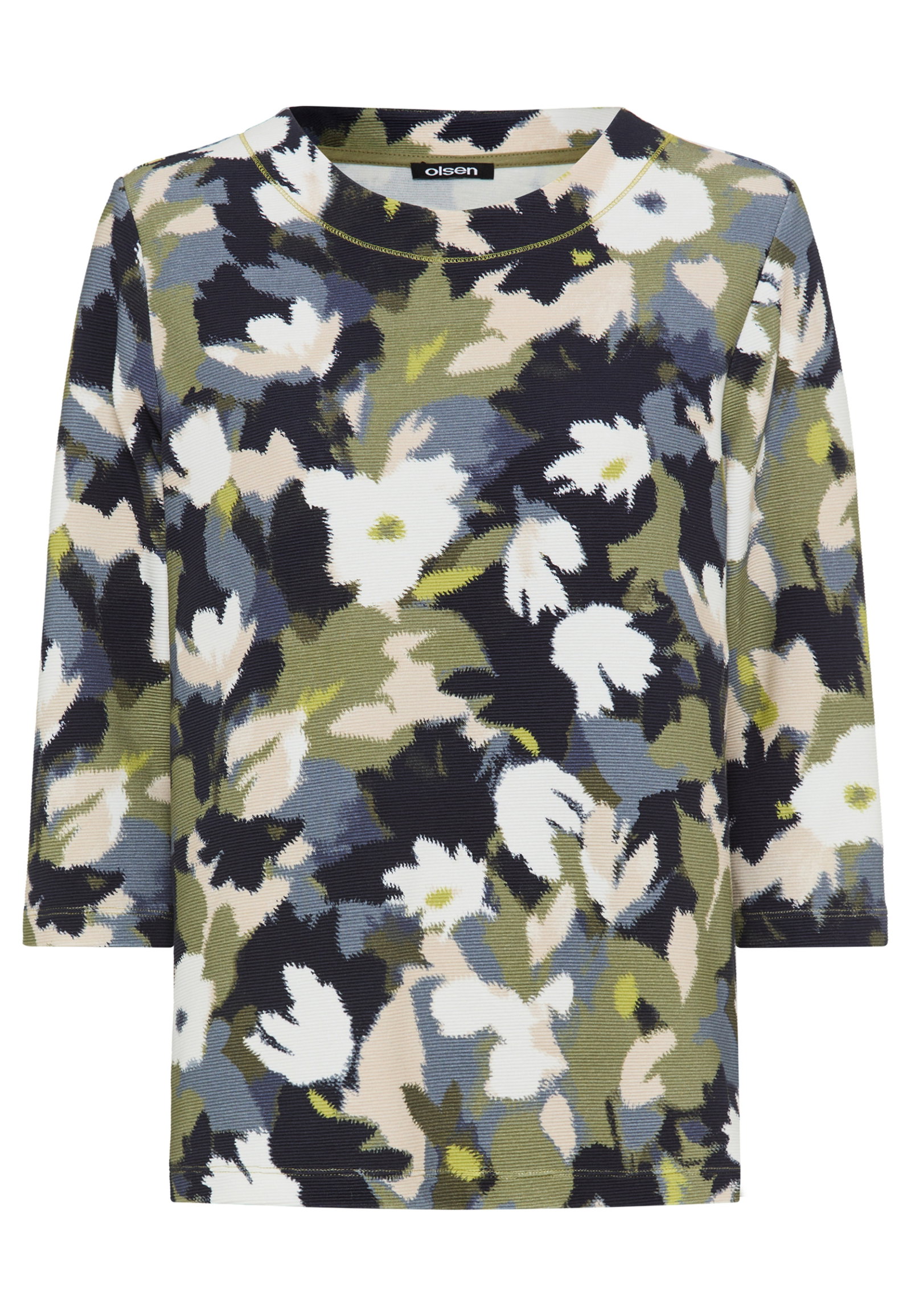Sweatshirt Long Sleeves, Moss Green #1