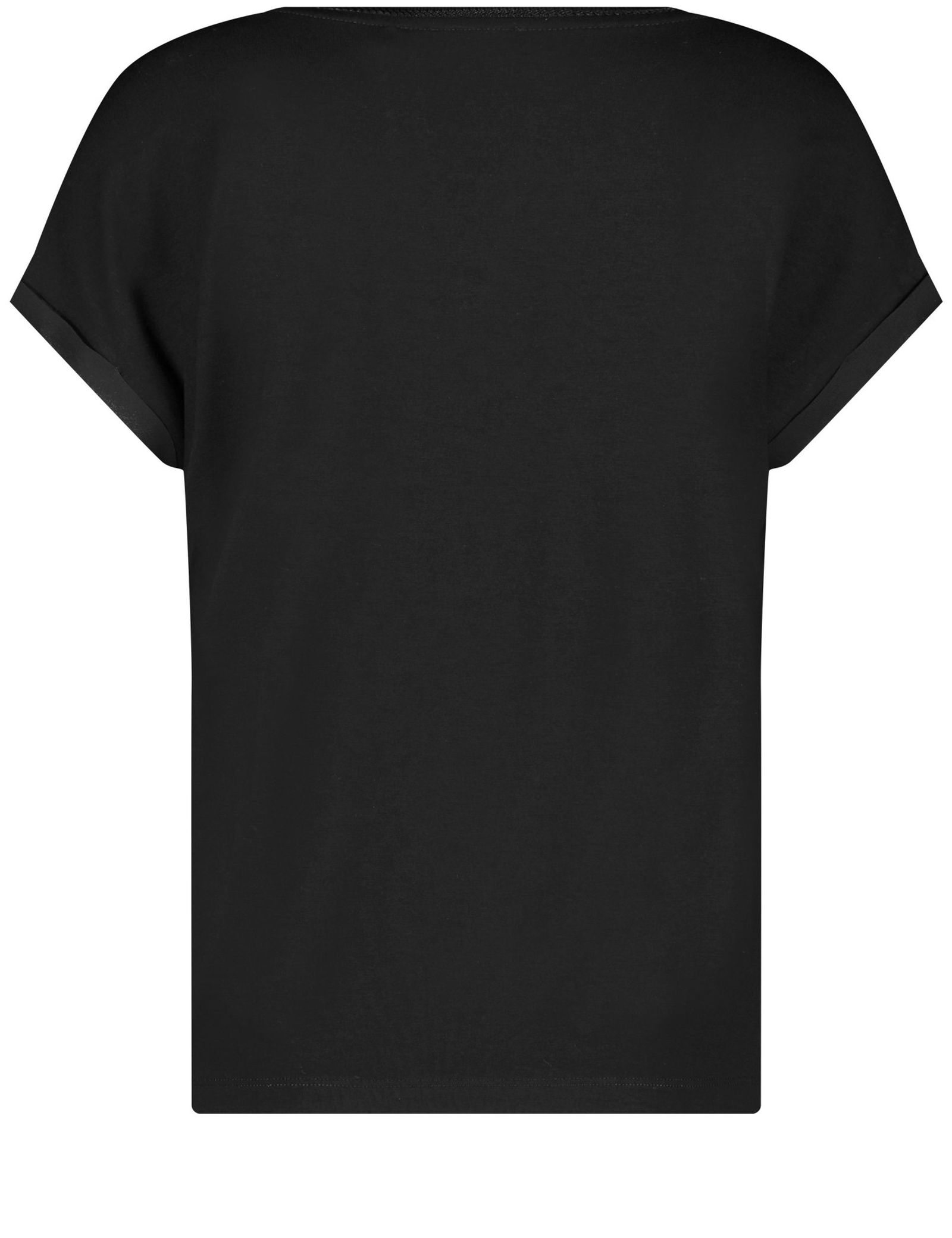 099cd5ebb34aeb2bd4ef00bc135ce3ea Blusenshirt mit Chiffon-Overlayer