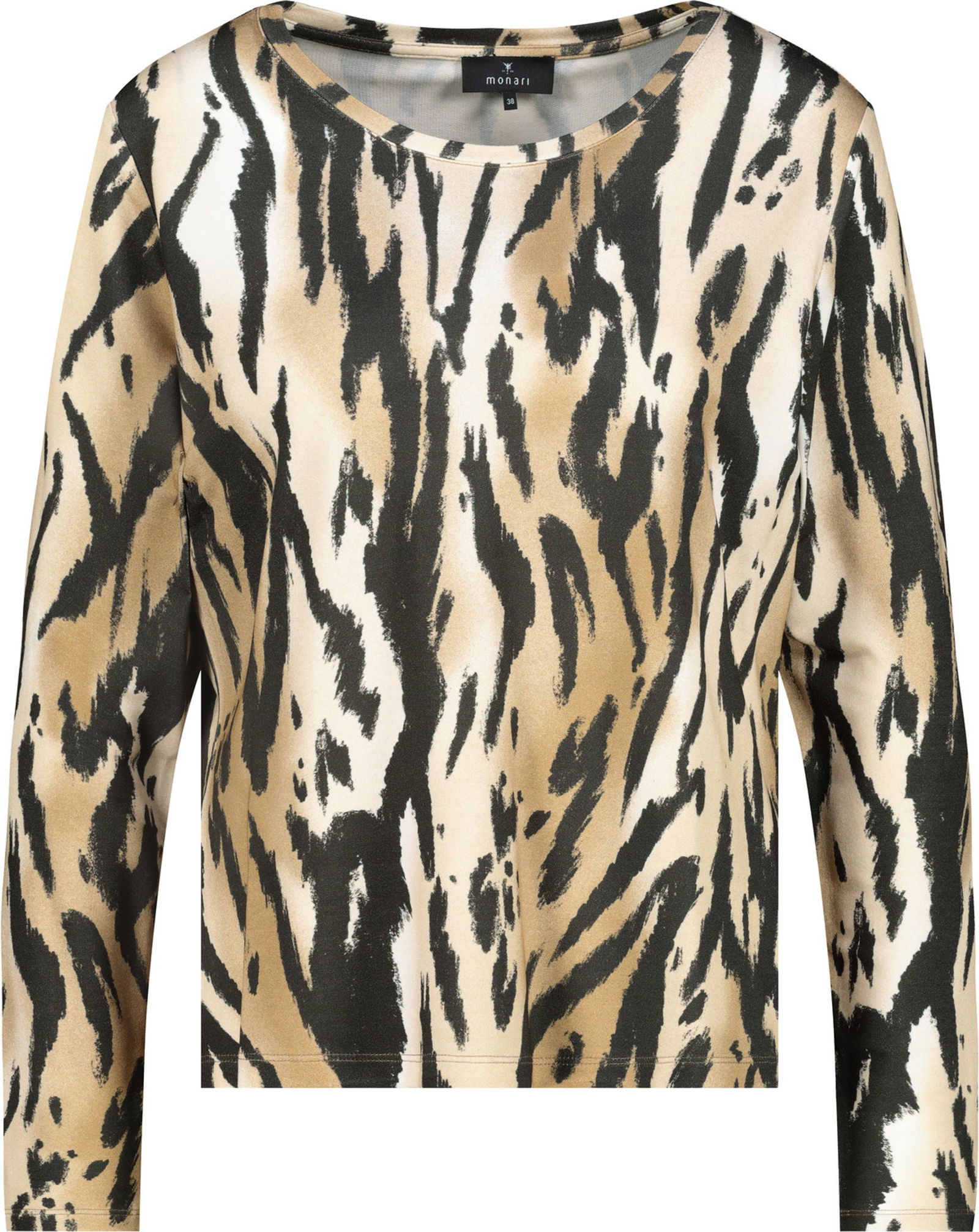 Monari | Pullover, whisky gemustert | 46