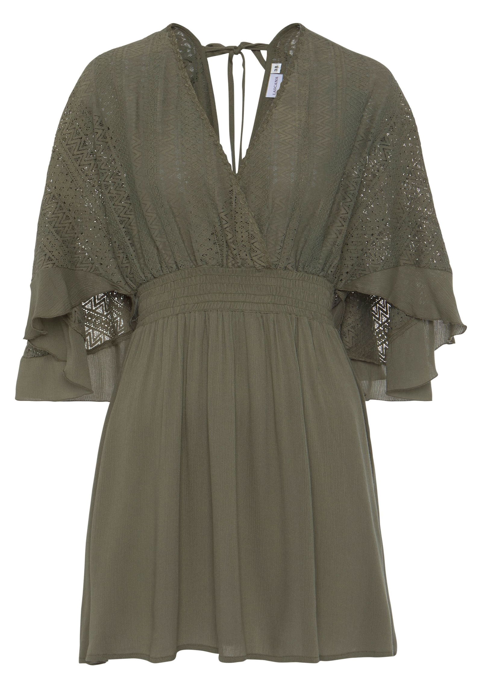 Lascana | LASCANA Strandkleid | 40 | khaki